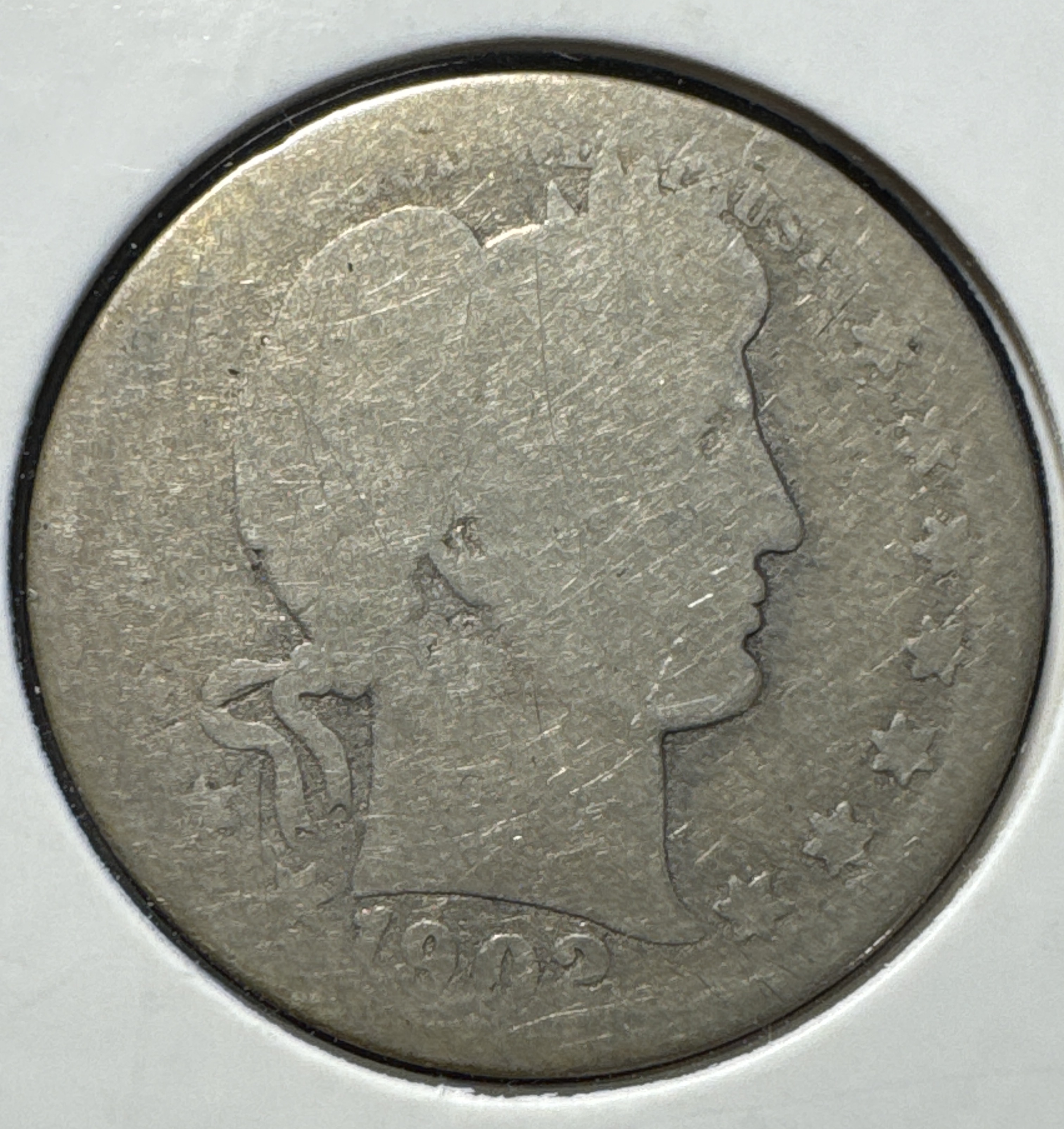 1902-O Barber Quarter Ungraded