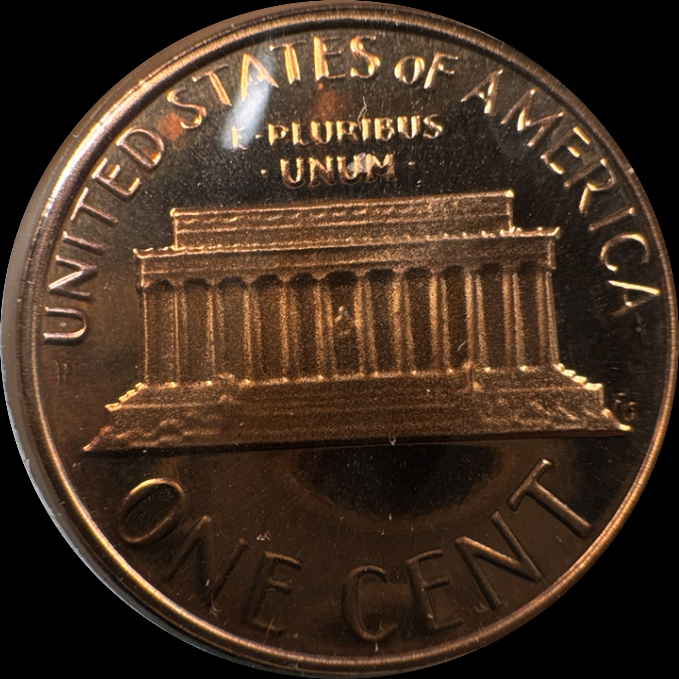 1983-S Lincoln Cent Ungraded — back