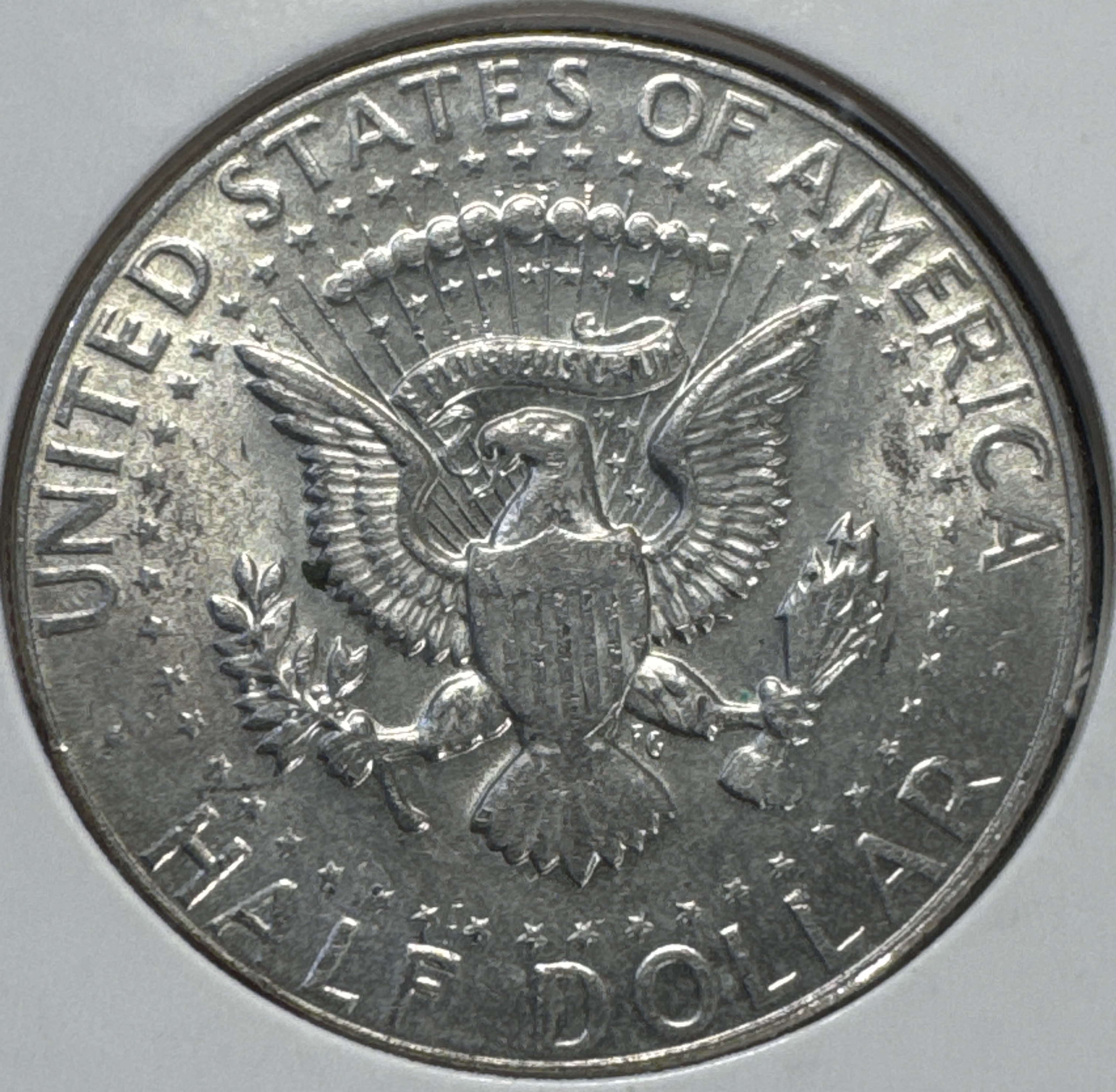 1969-D Kennedy Half Dollar Ungraded — back