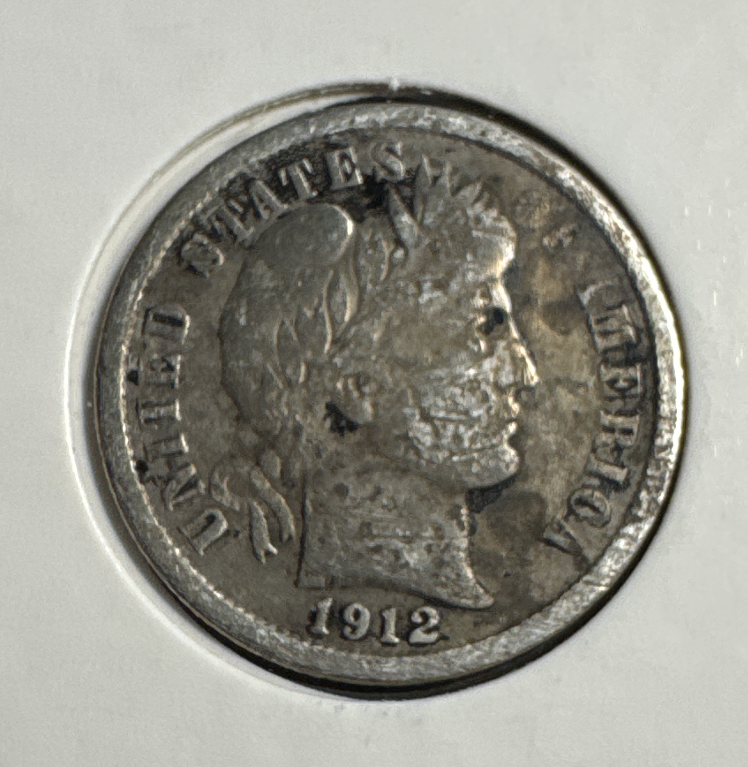 1912-P Barber Dime Ungraded