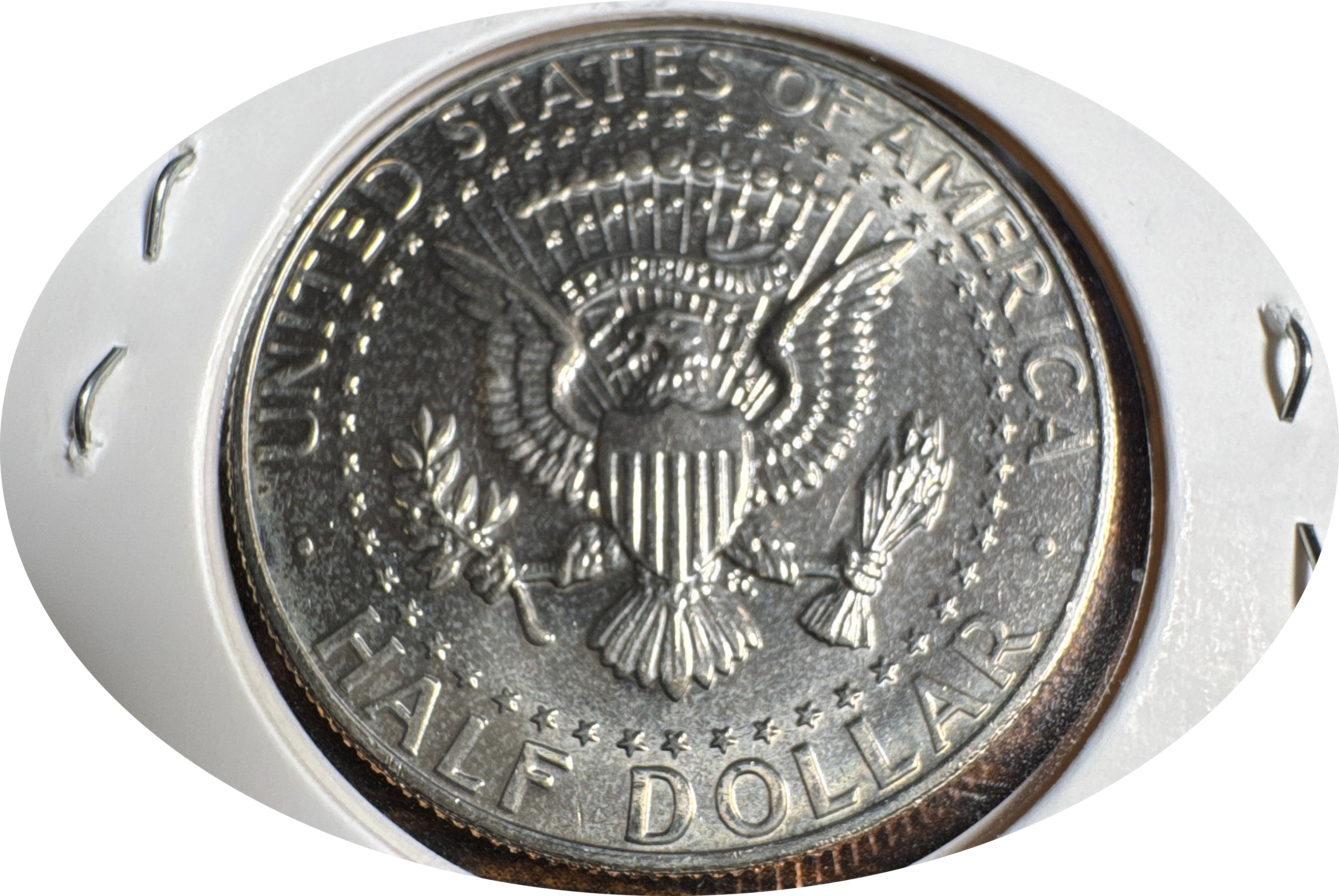 1985-P Kennedy Half Dollar Ungraded — back