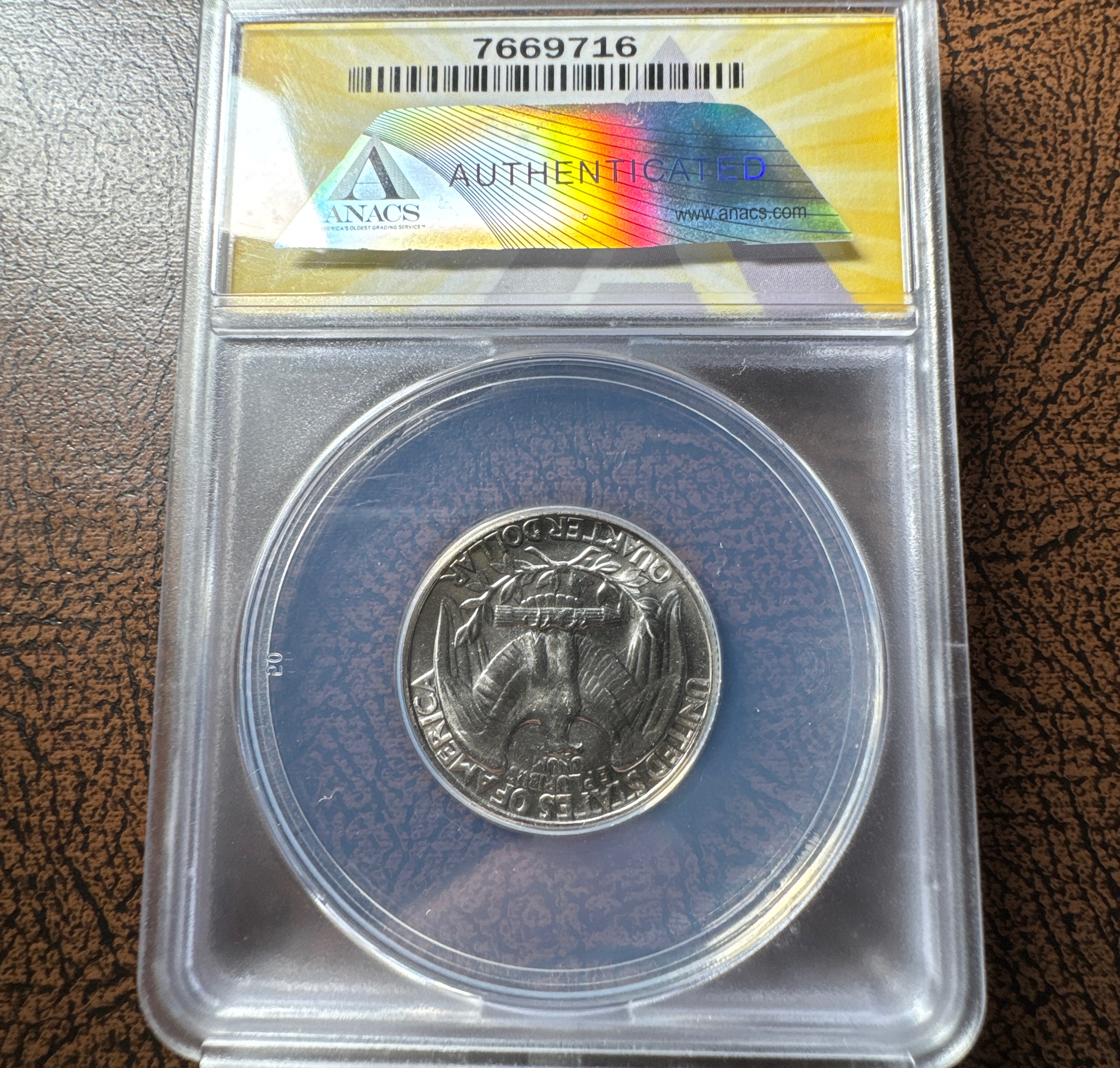 1971-D Washington Quarter MS64 — back
