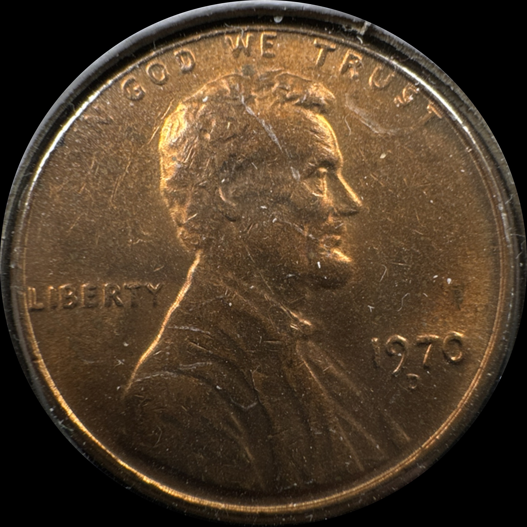 1970-D Lincoln Cent Ungraded