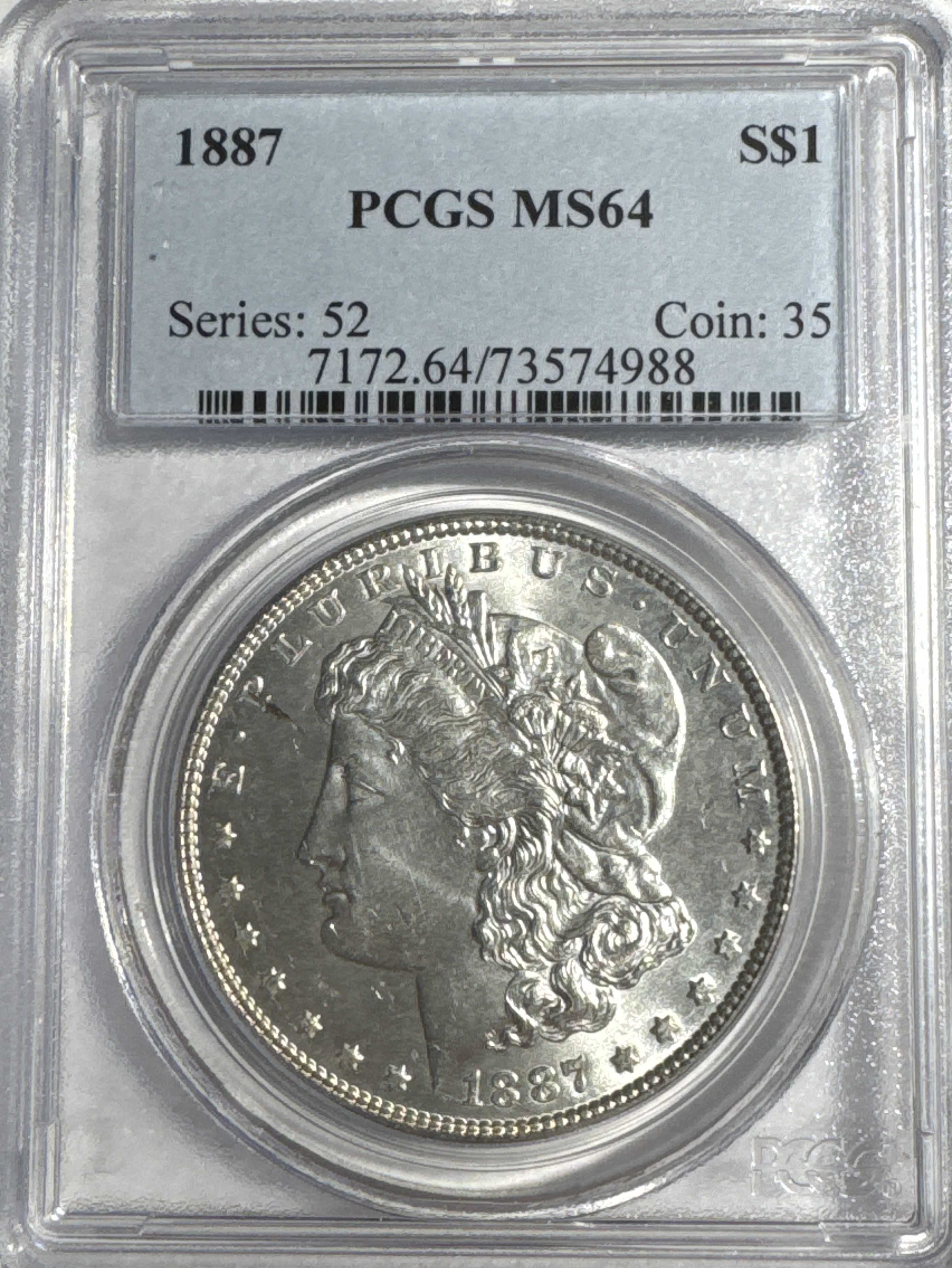 1887-P Morgan Dollar MS64
