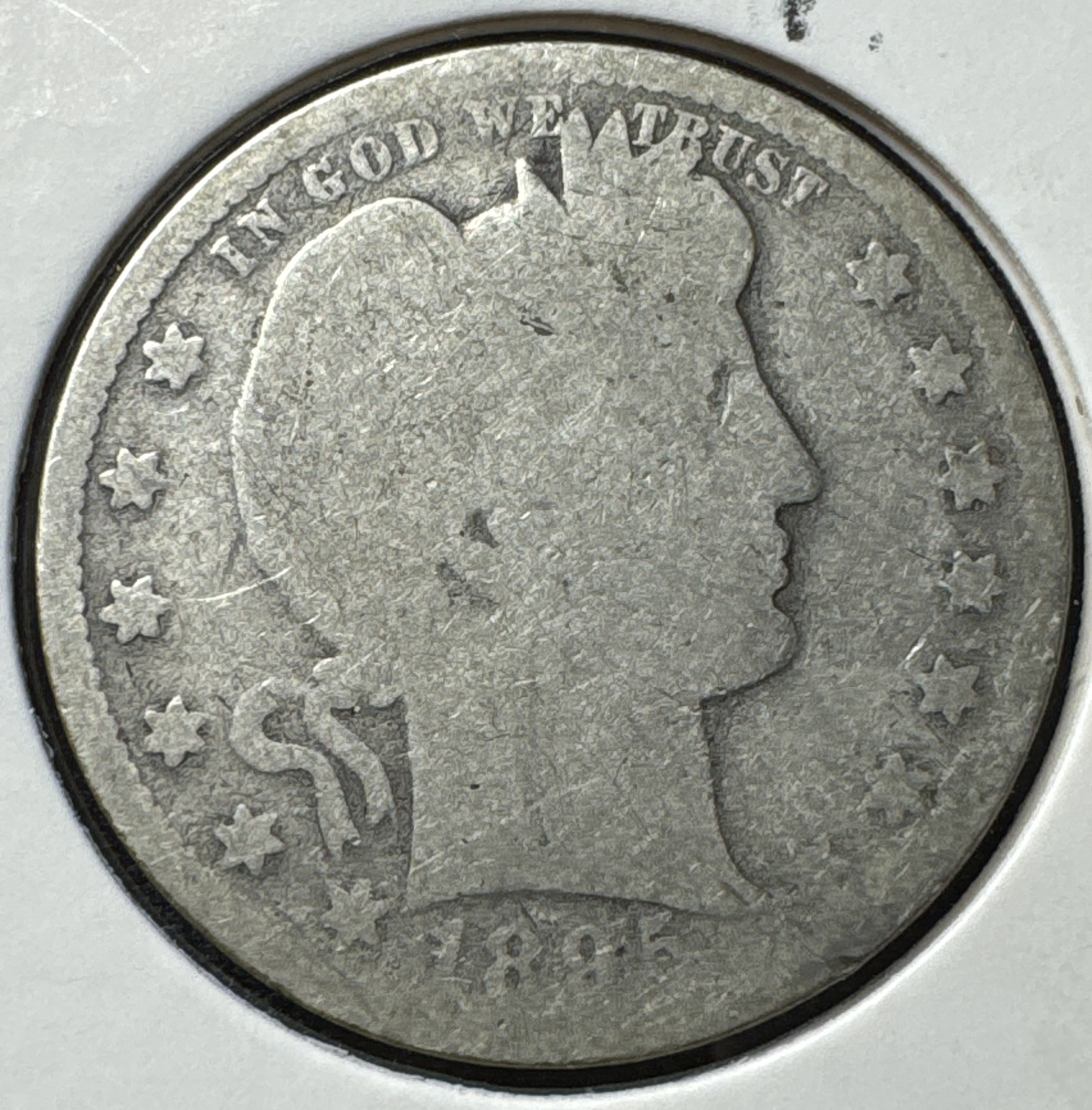 1895-O Barber Quarter Ungraded