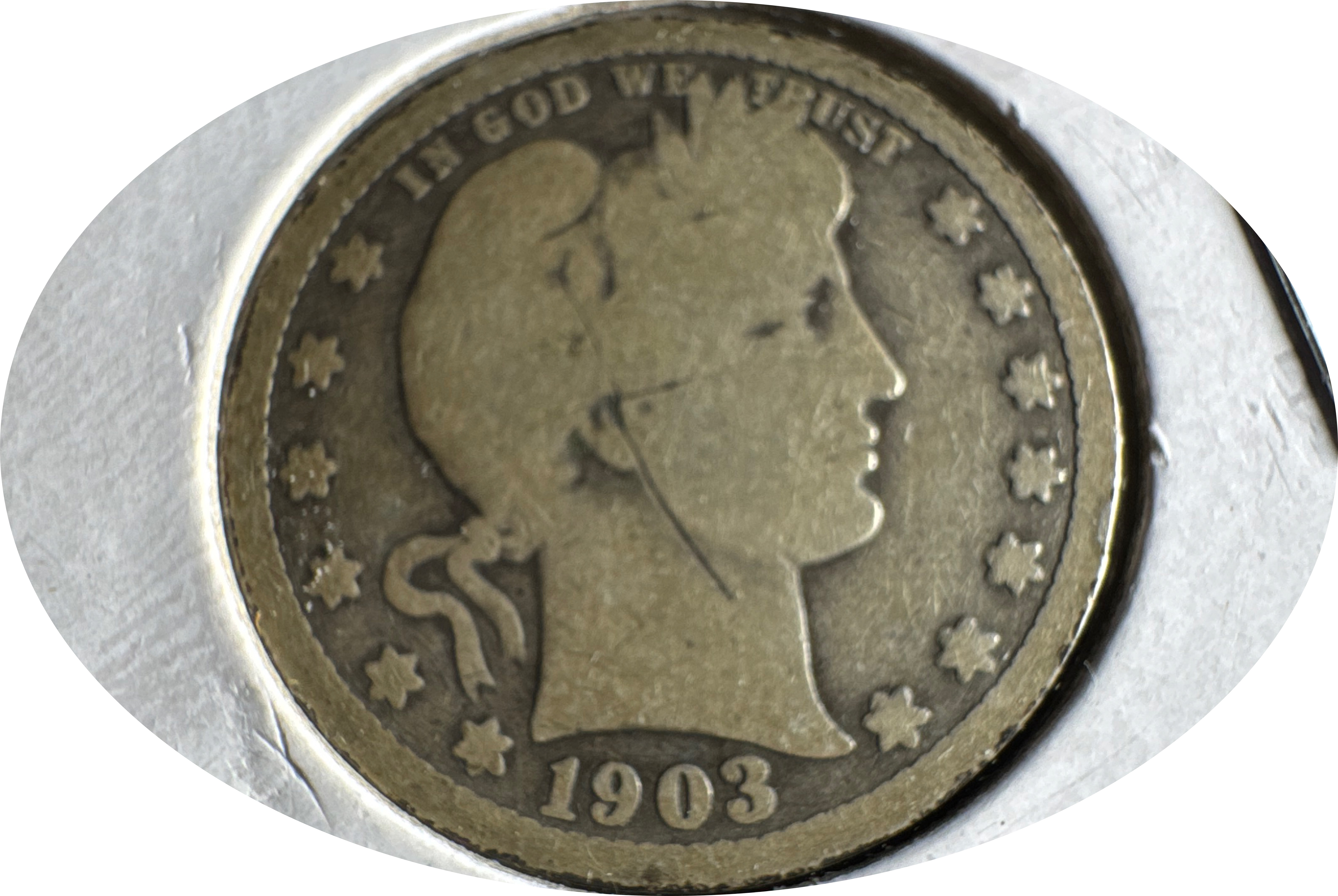 1903-P Barber Quarter Ungraded