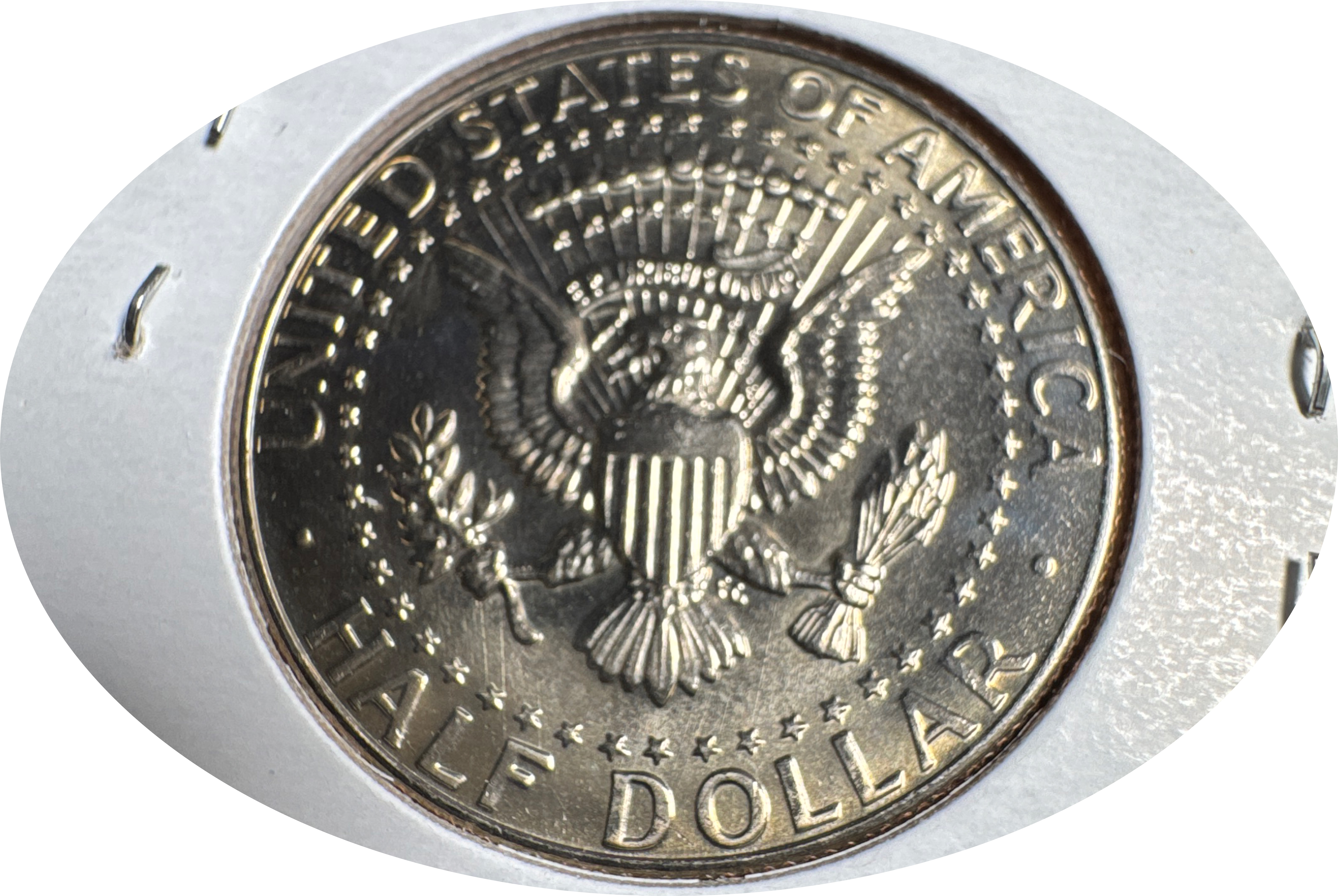 1987-D Kennedy Half Dollar Ungraded — back