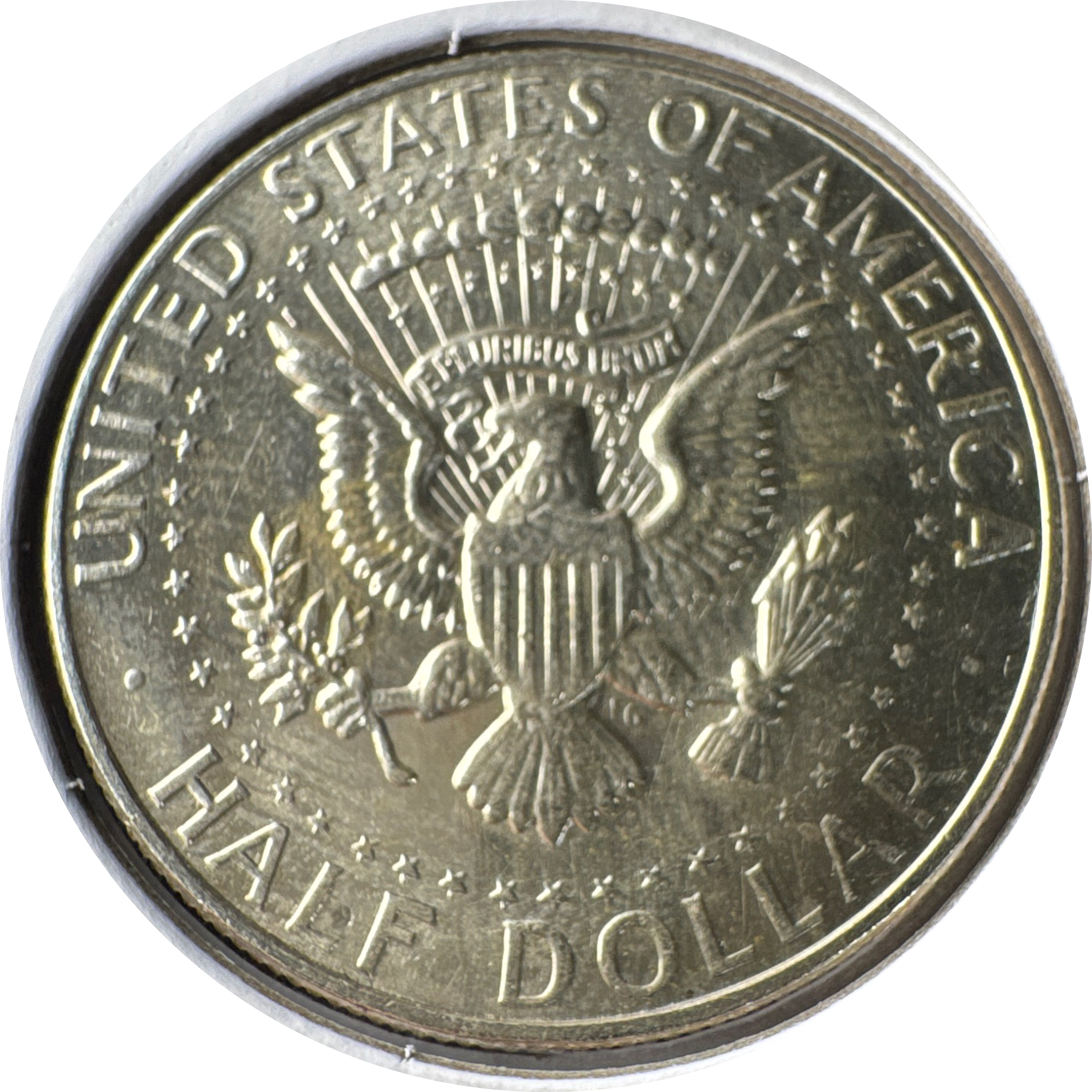 1967-P Kennedy Half Dollar Ungraded — back