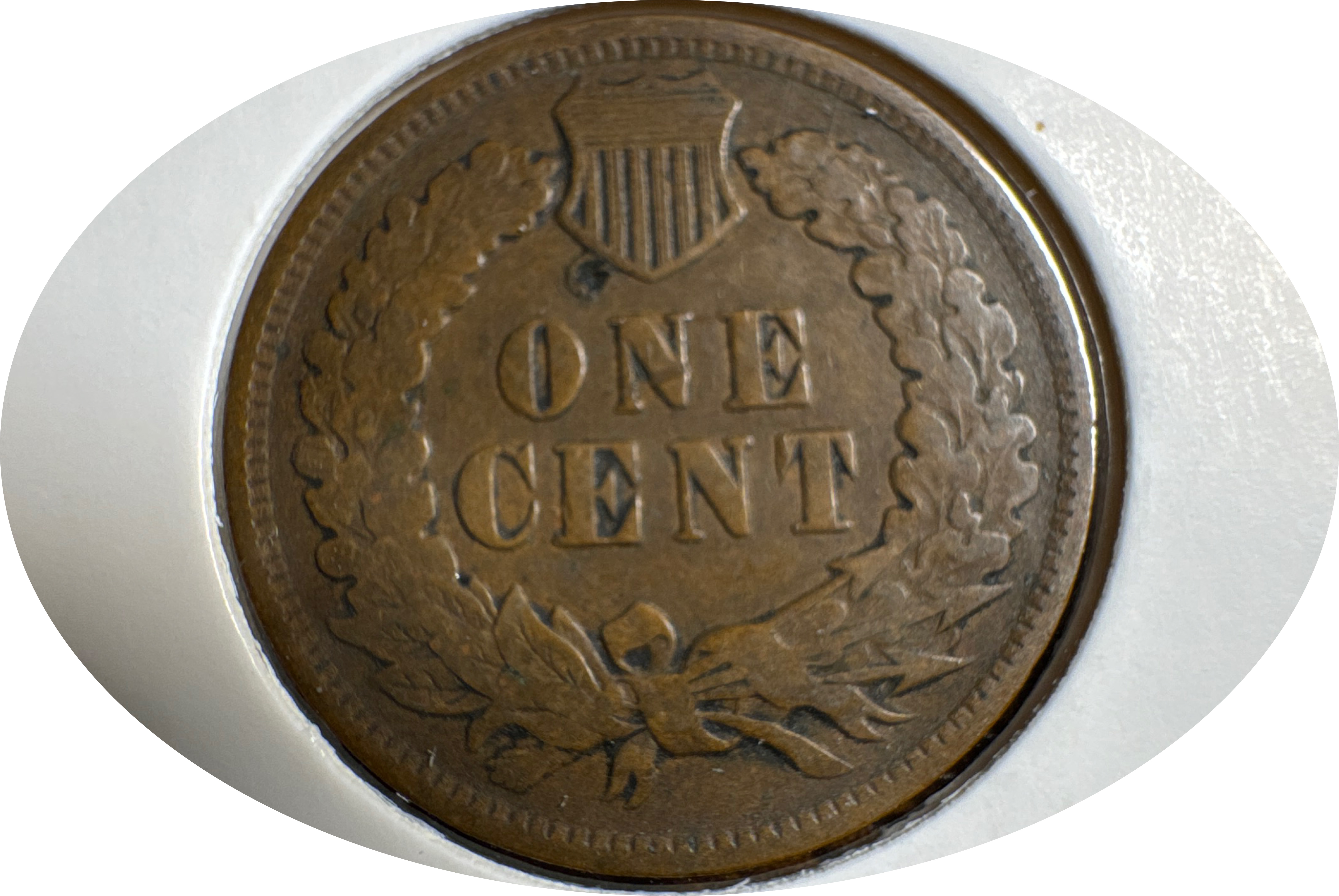 1907-P Indian Head Cent Ungraded — back