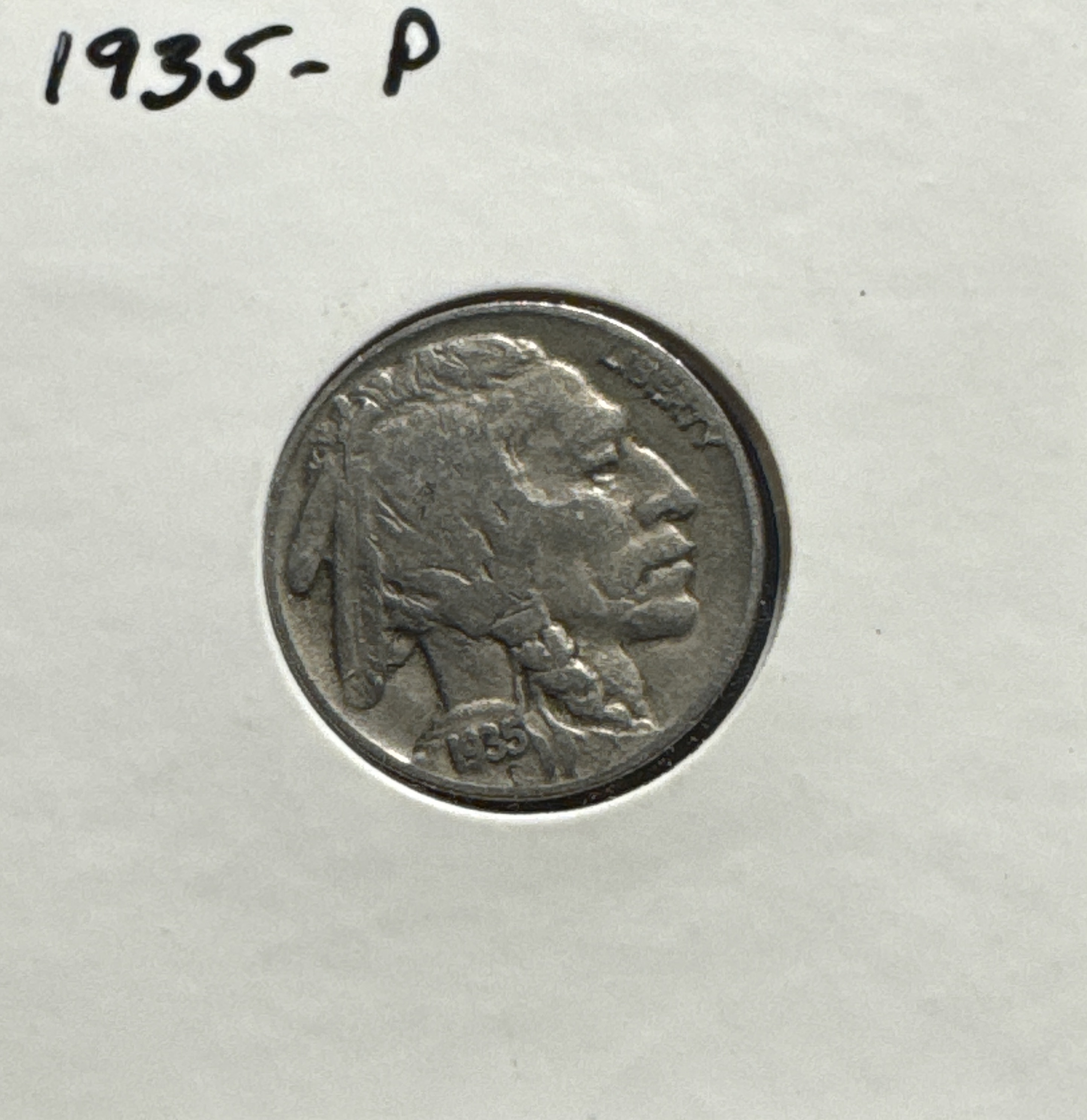 1935 Buffalo Nickel Ungraded
