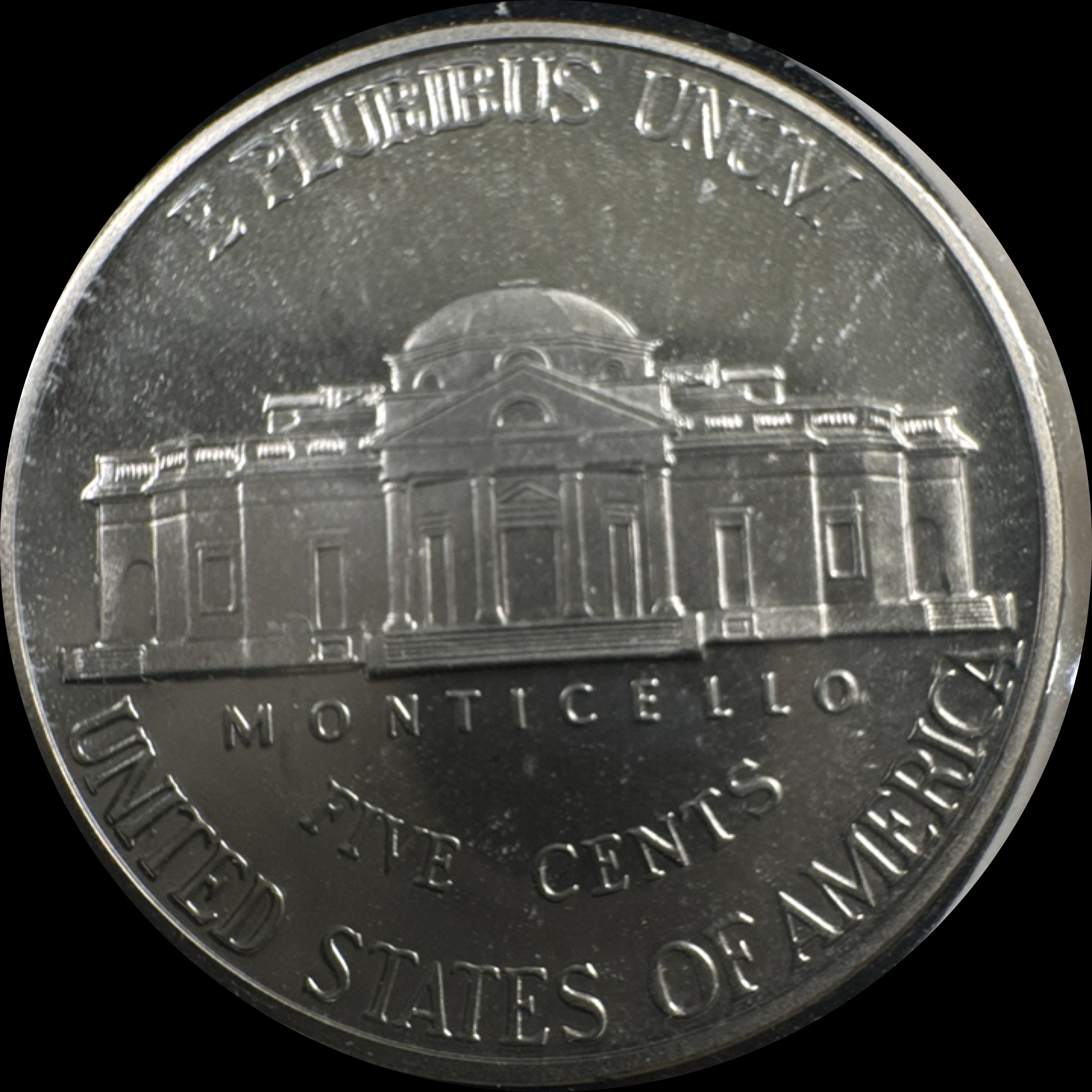 2001-S Jefferson Nickel Ungraded — back