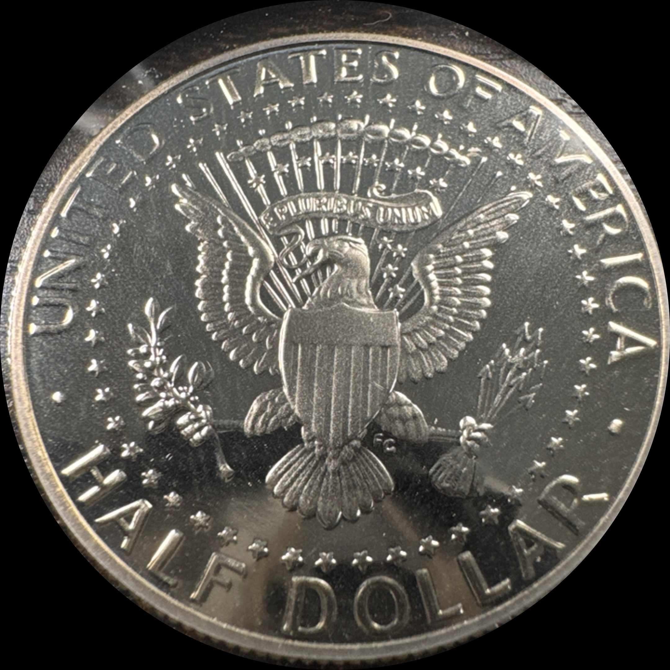 2002-S Kennedy Half Dollar Ungraded — back