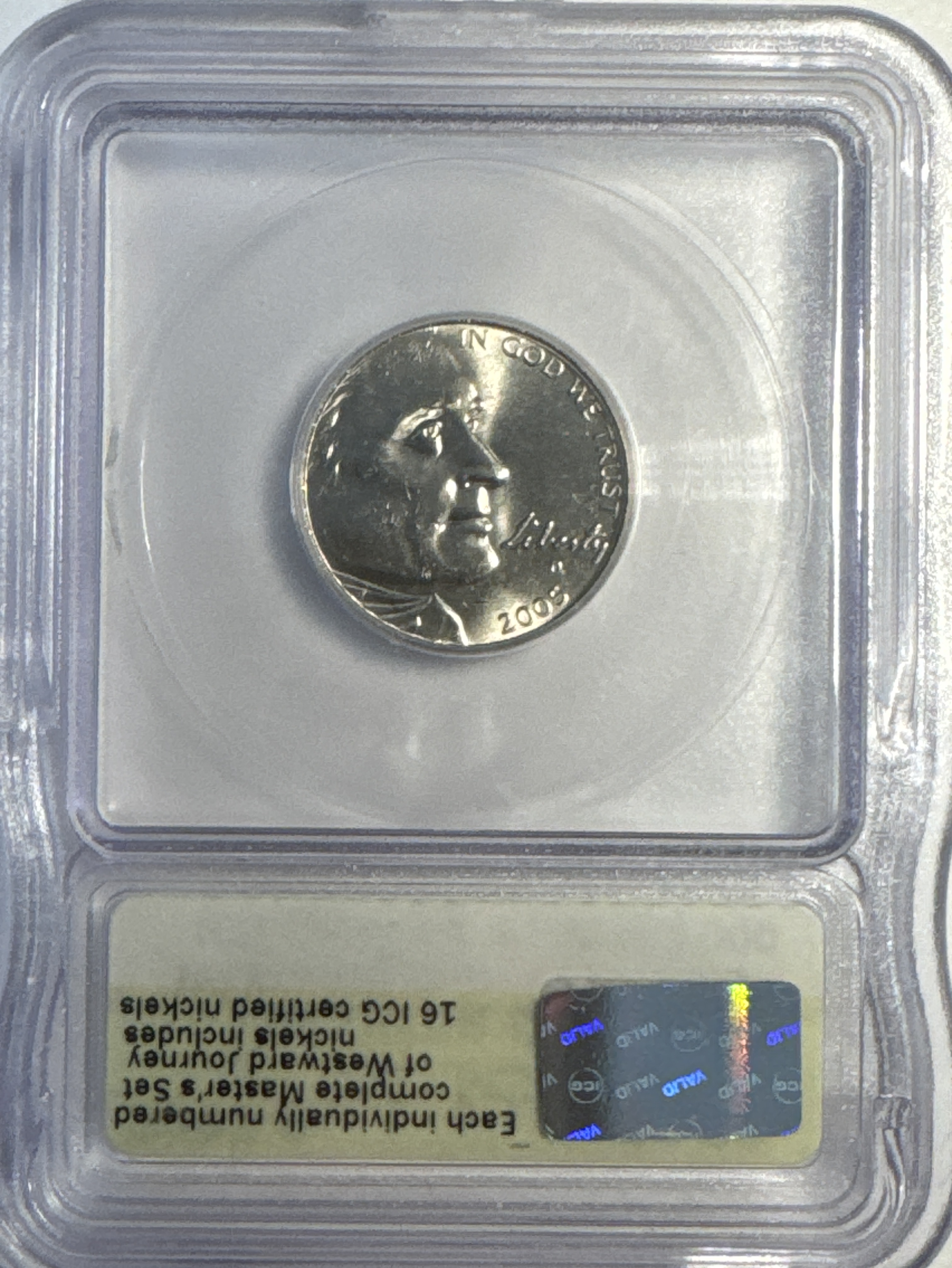 2005-D Buffalo Nickel MS67 — back