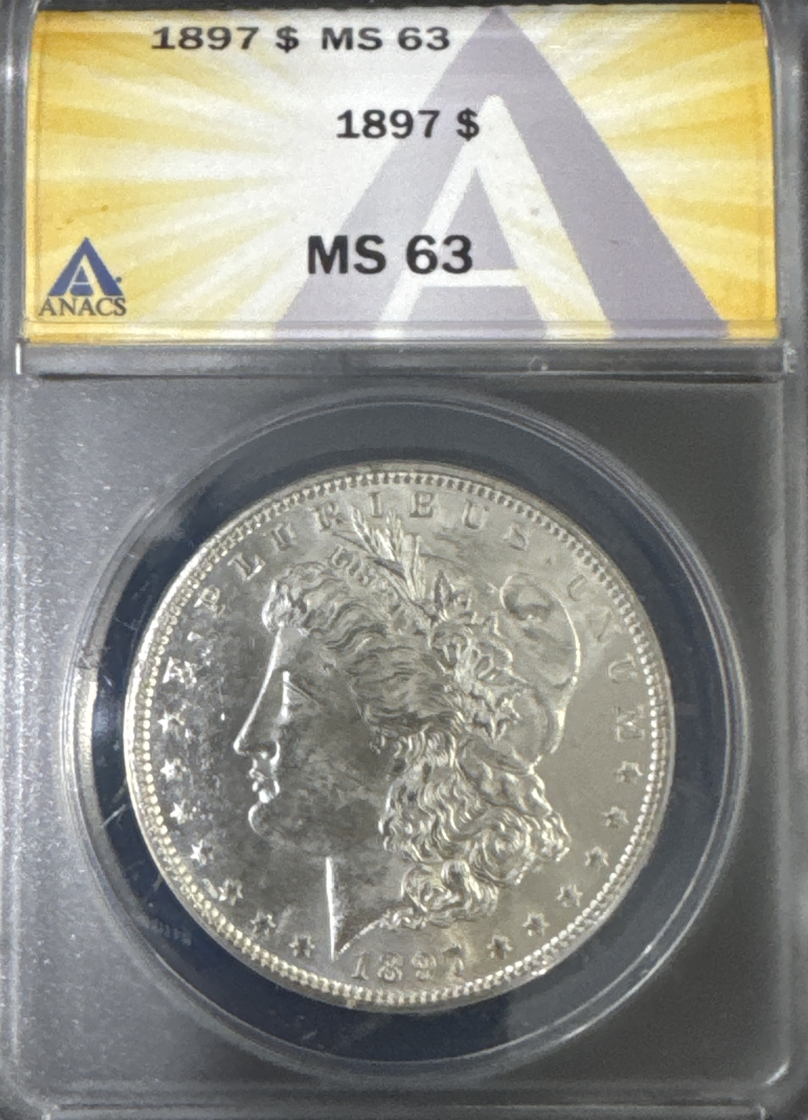1897-P Morgan Dollar MS63