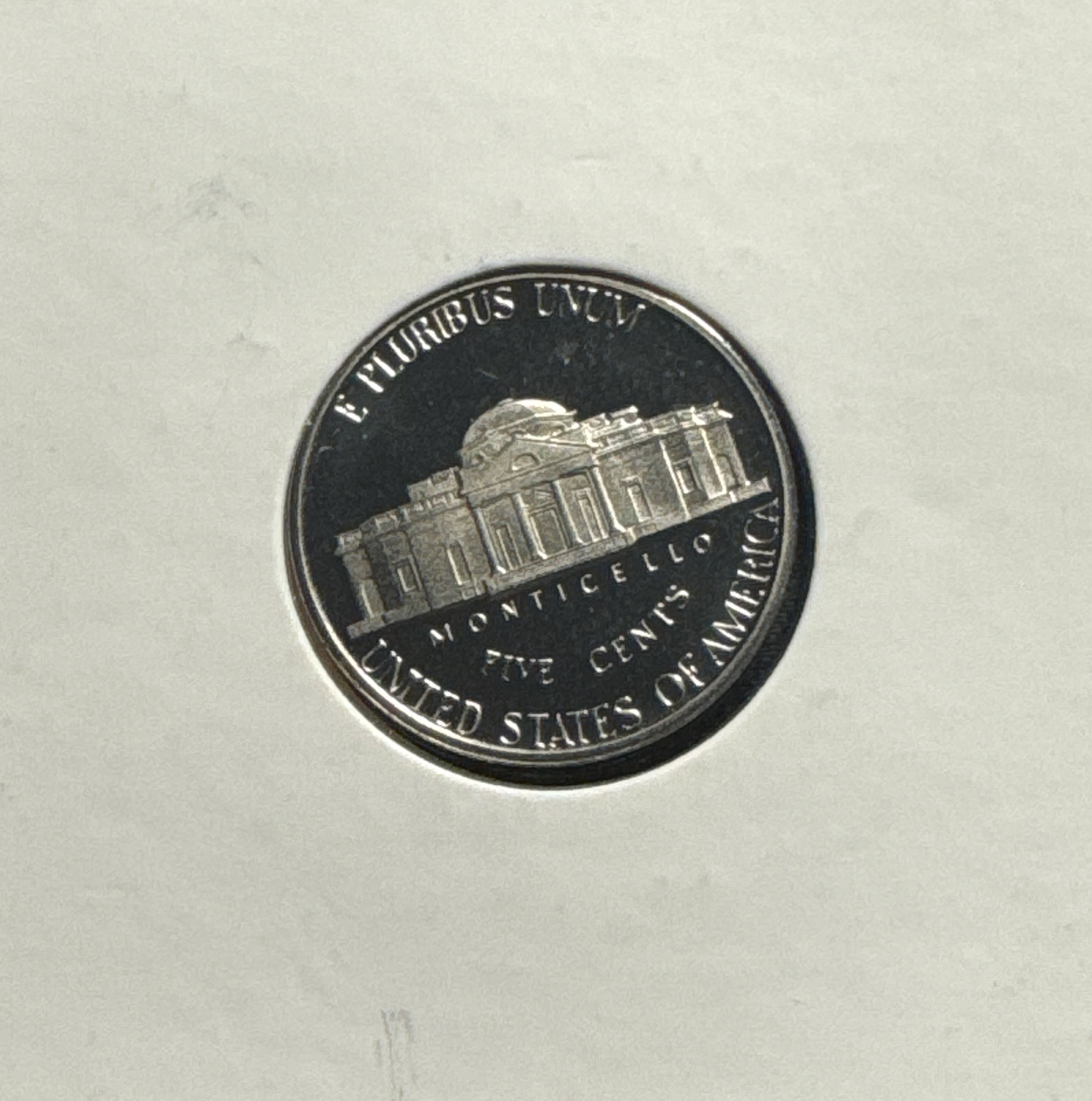 1978-S Jefferson Nickel Ungraded — back