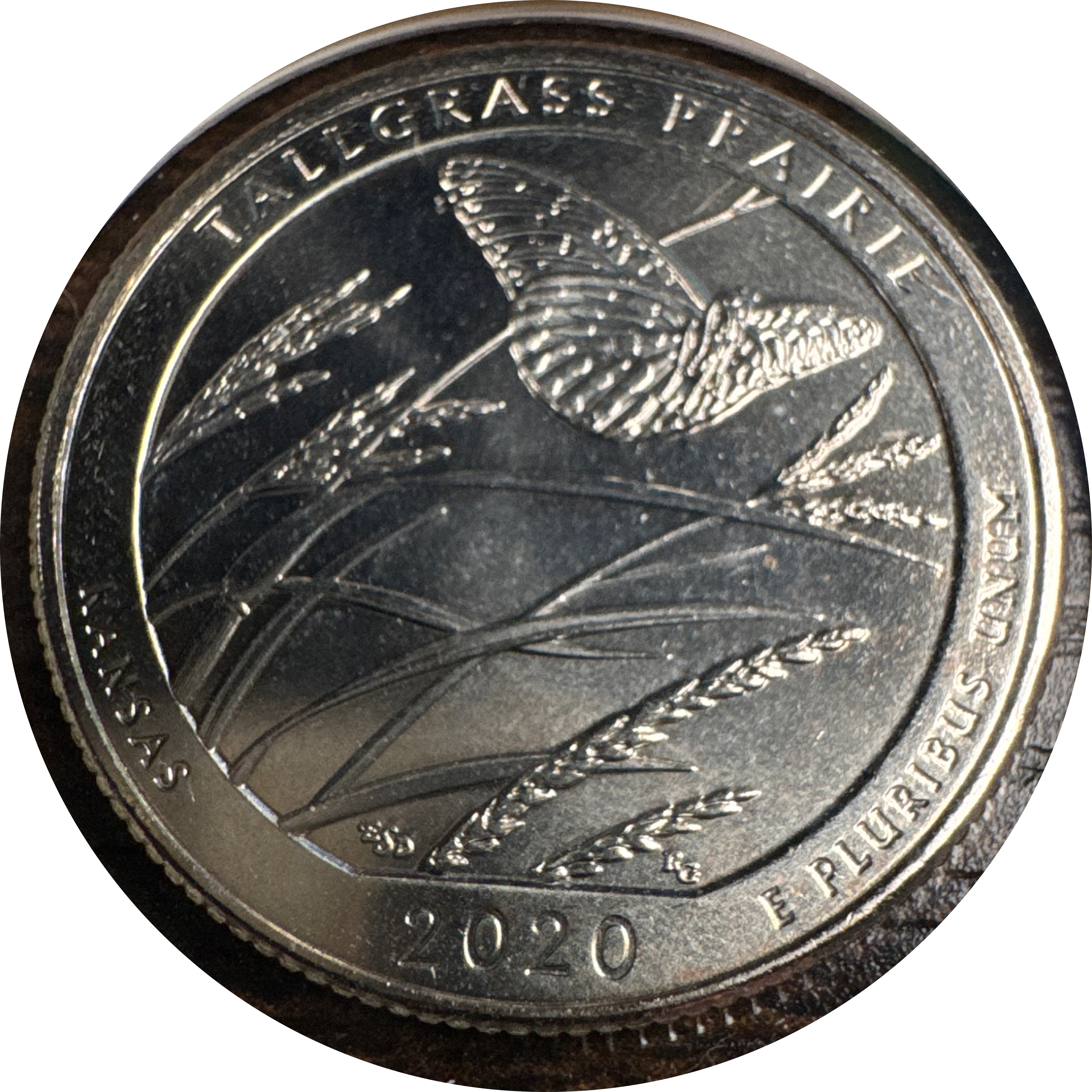 2020-P Washington Quarter Ungraded — back