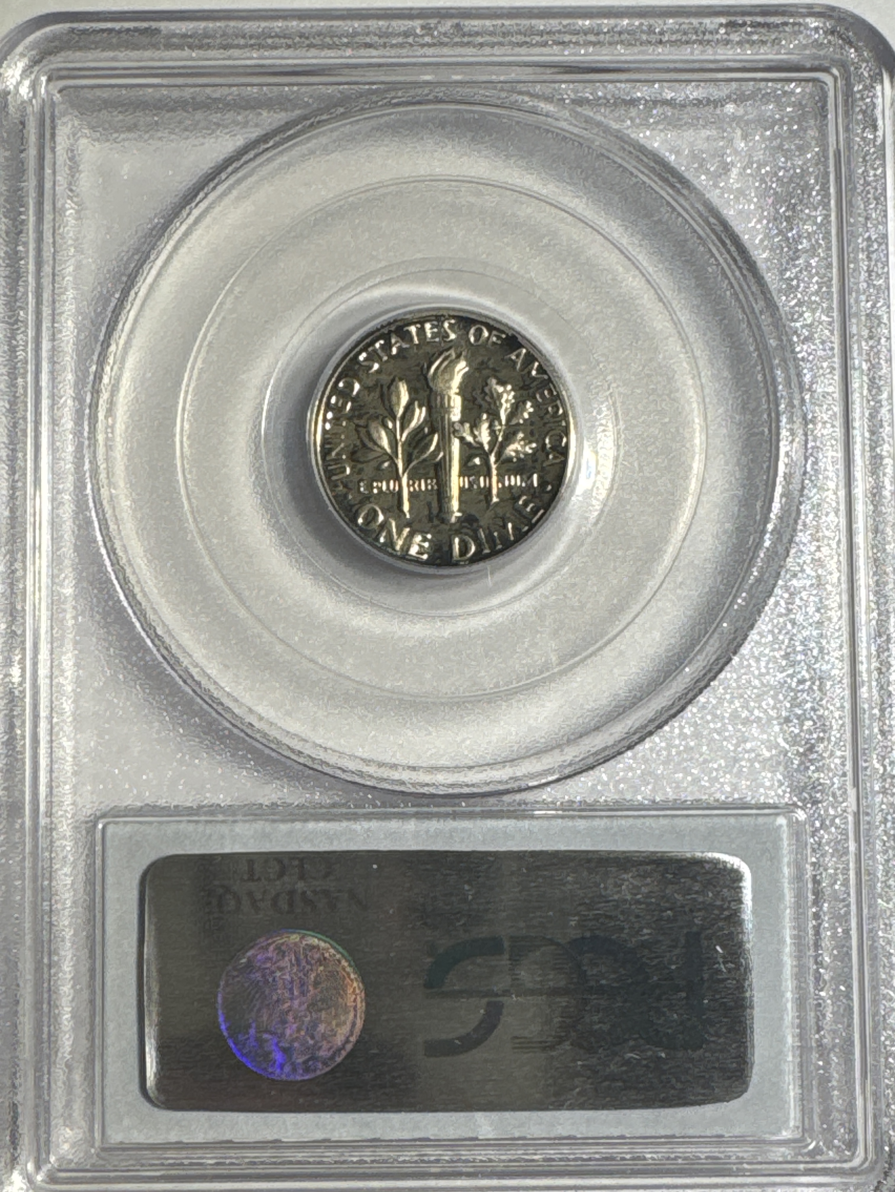 1980-S Roosevelt Dime PR69 — back