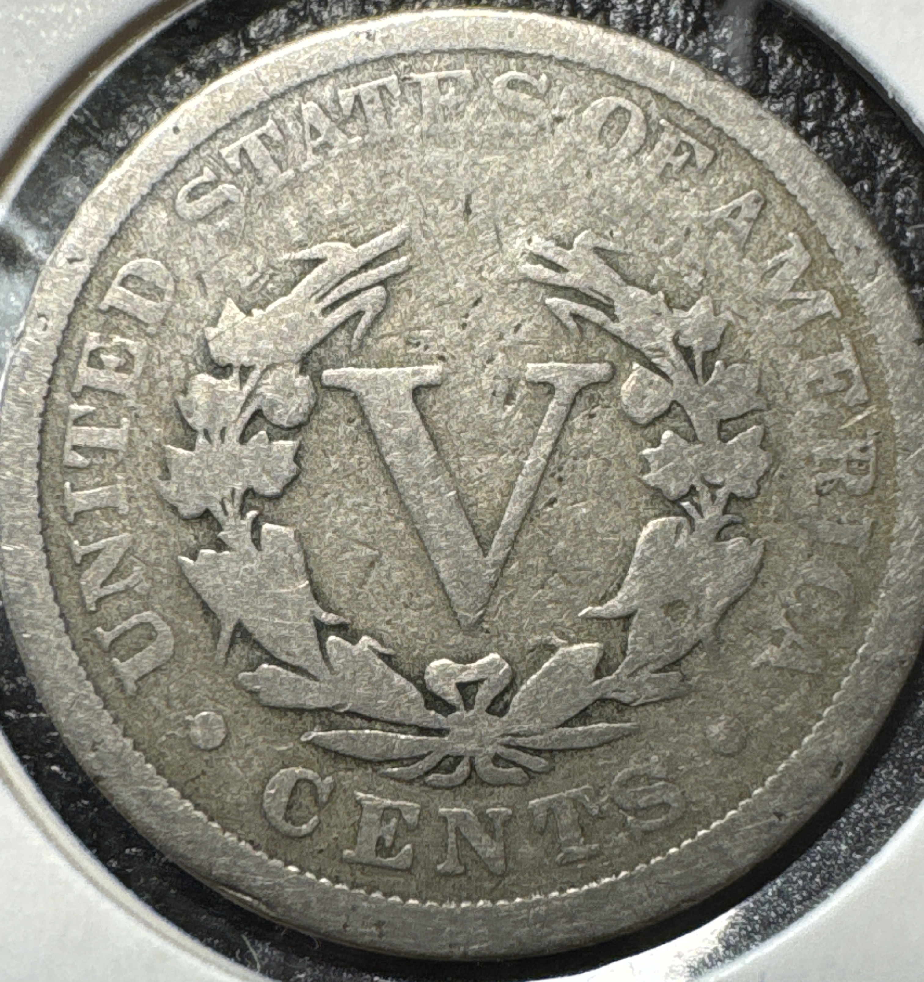 1902-P Liberty V Nickel Ungraded — back