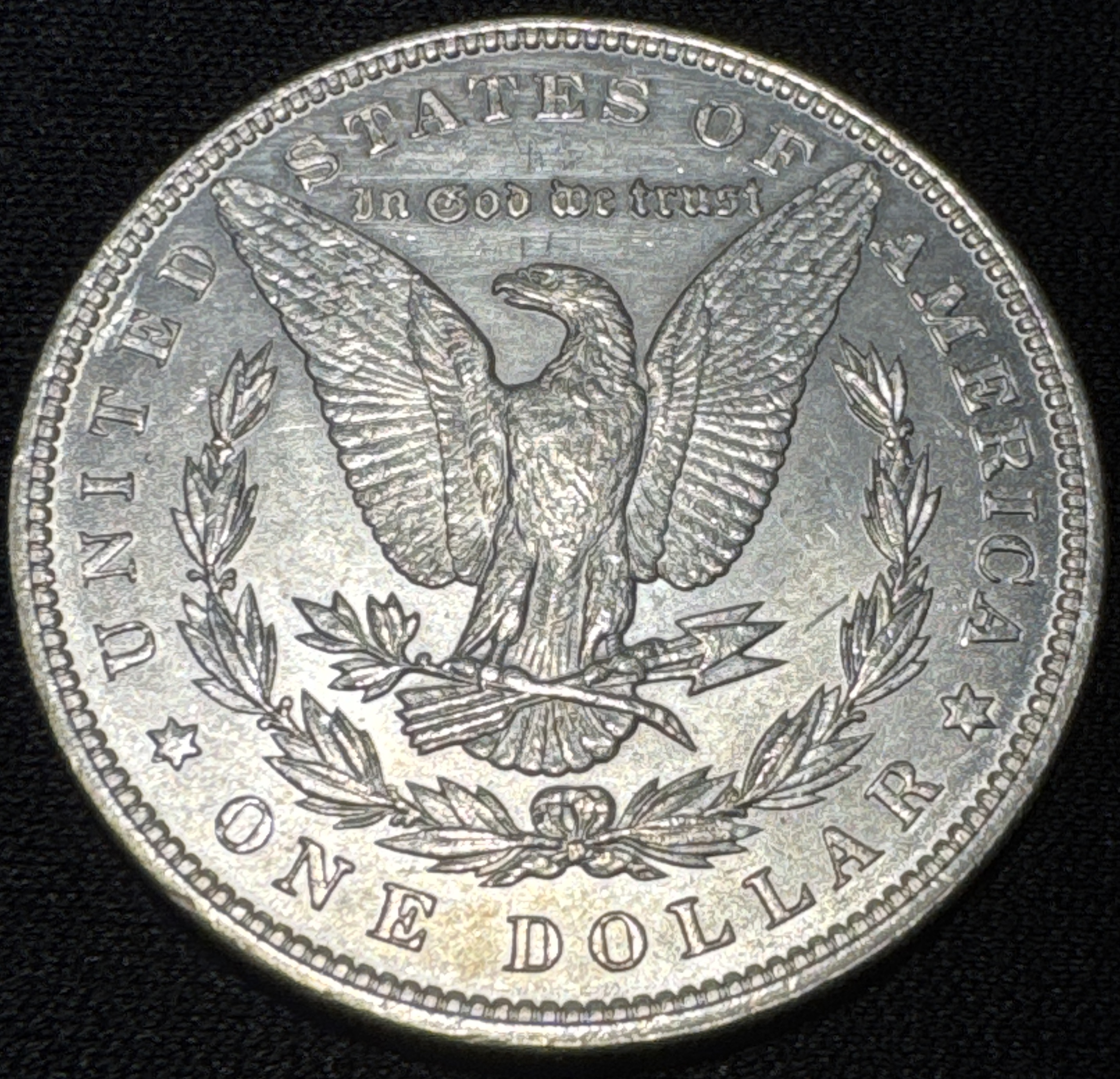 1889-P Morgan Dollar Ungraded — back