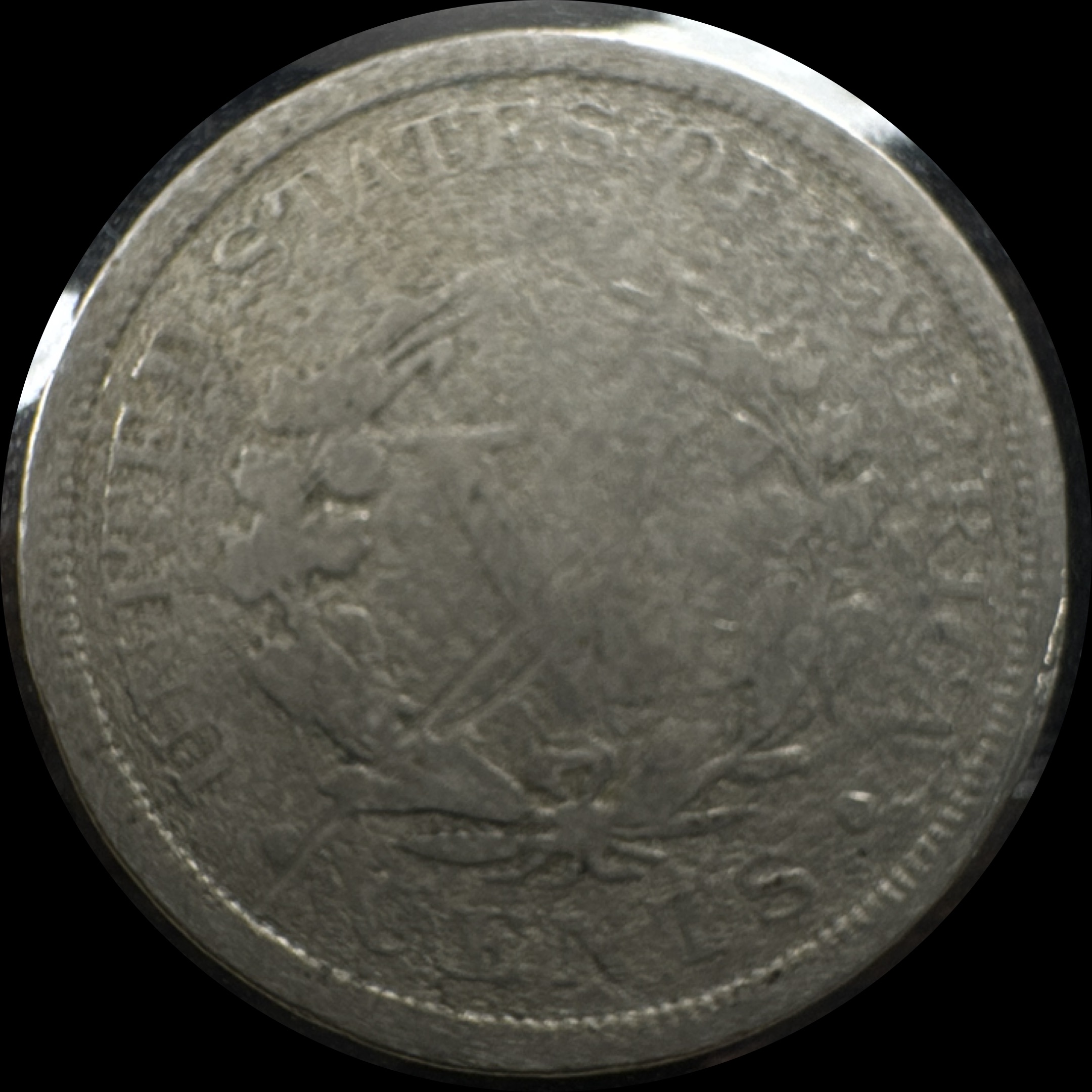 1892-P Liberty V Nickel Ungraded — back