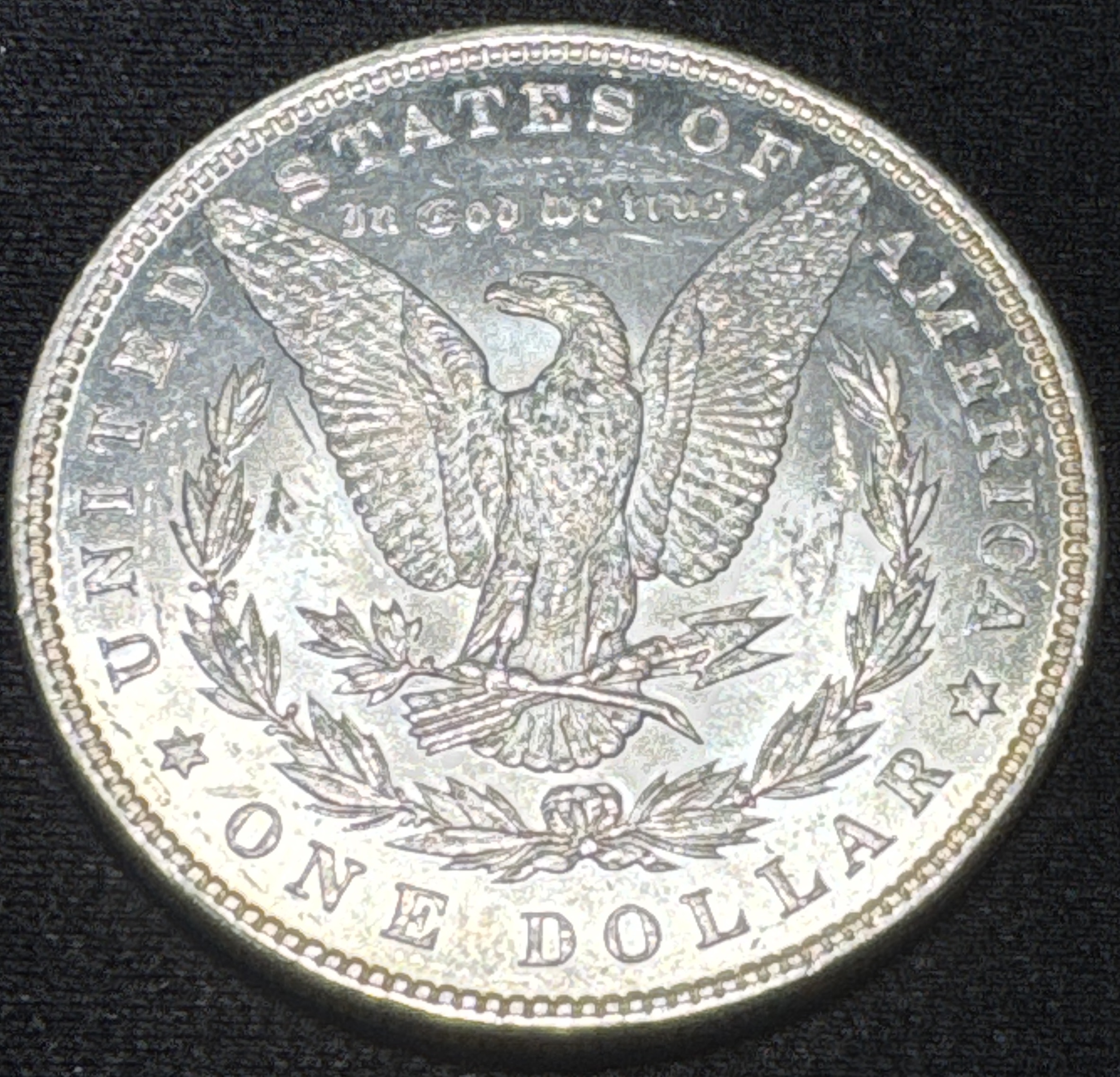 1885-P Morgan Dollar Ungraded — back