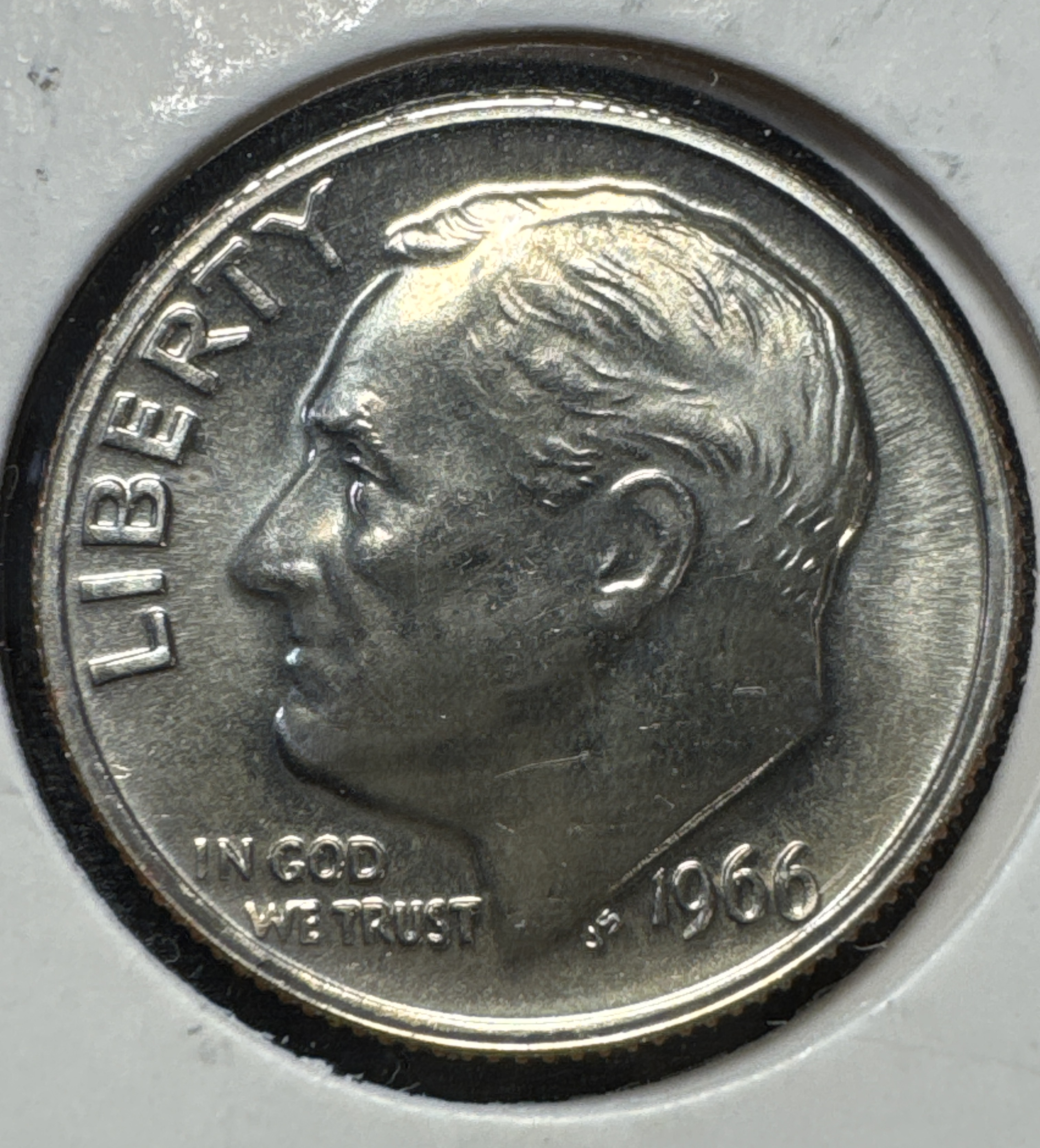 1966-P Roosevelt Dime Ungraded