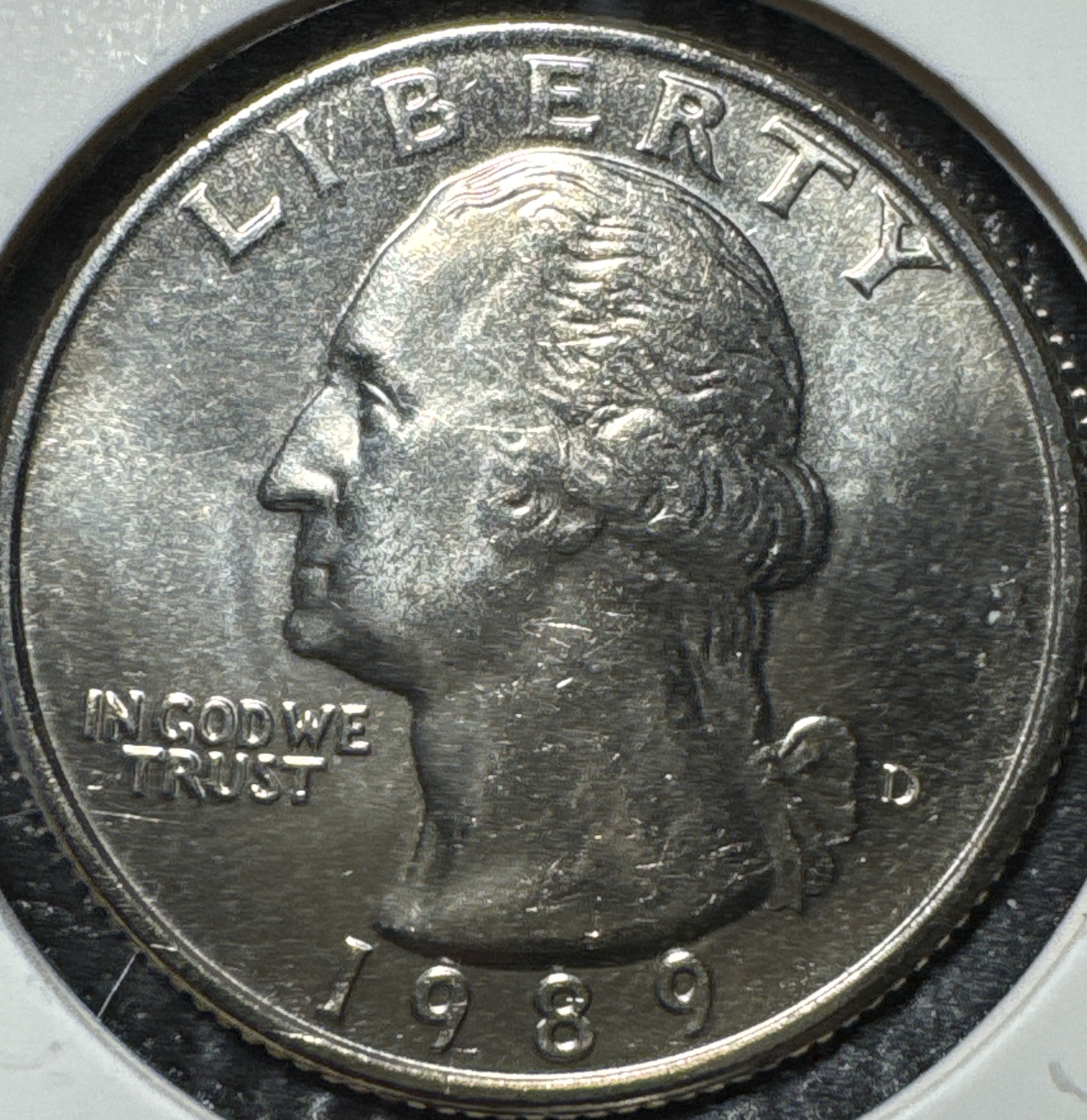 1989-D Washington Quarter Ungraded