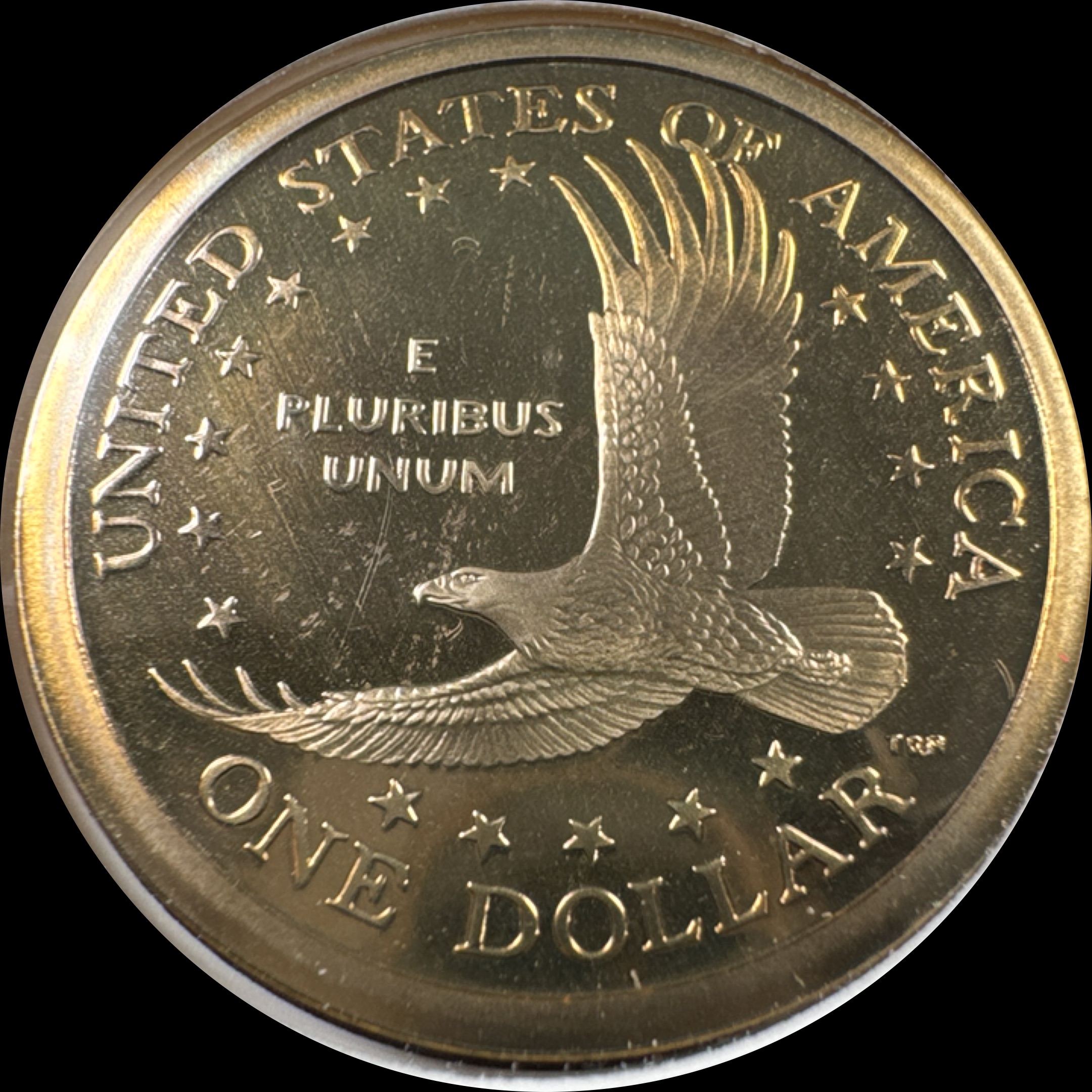 2001-S Sacagawea Dollar Ungraded — back