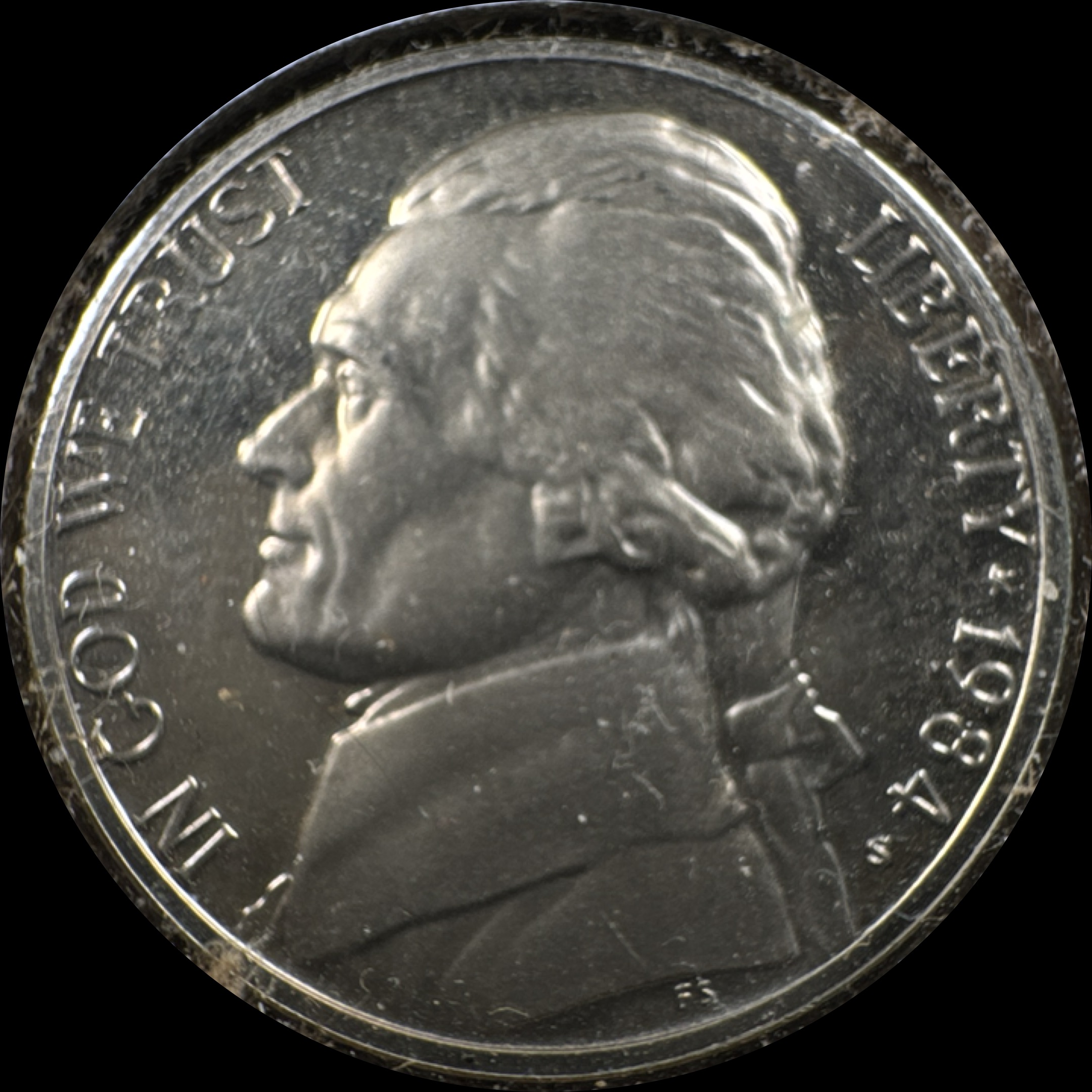 1984-S Jefferson Nickel Ungraded