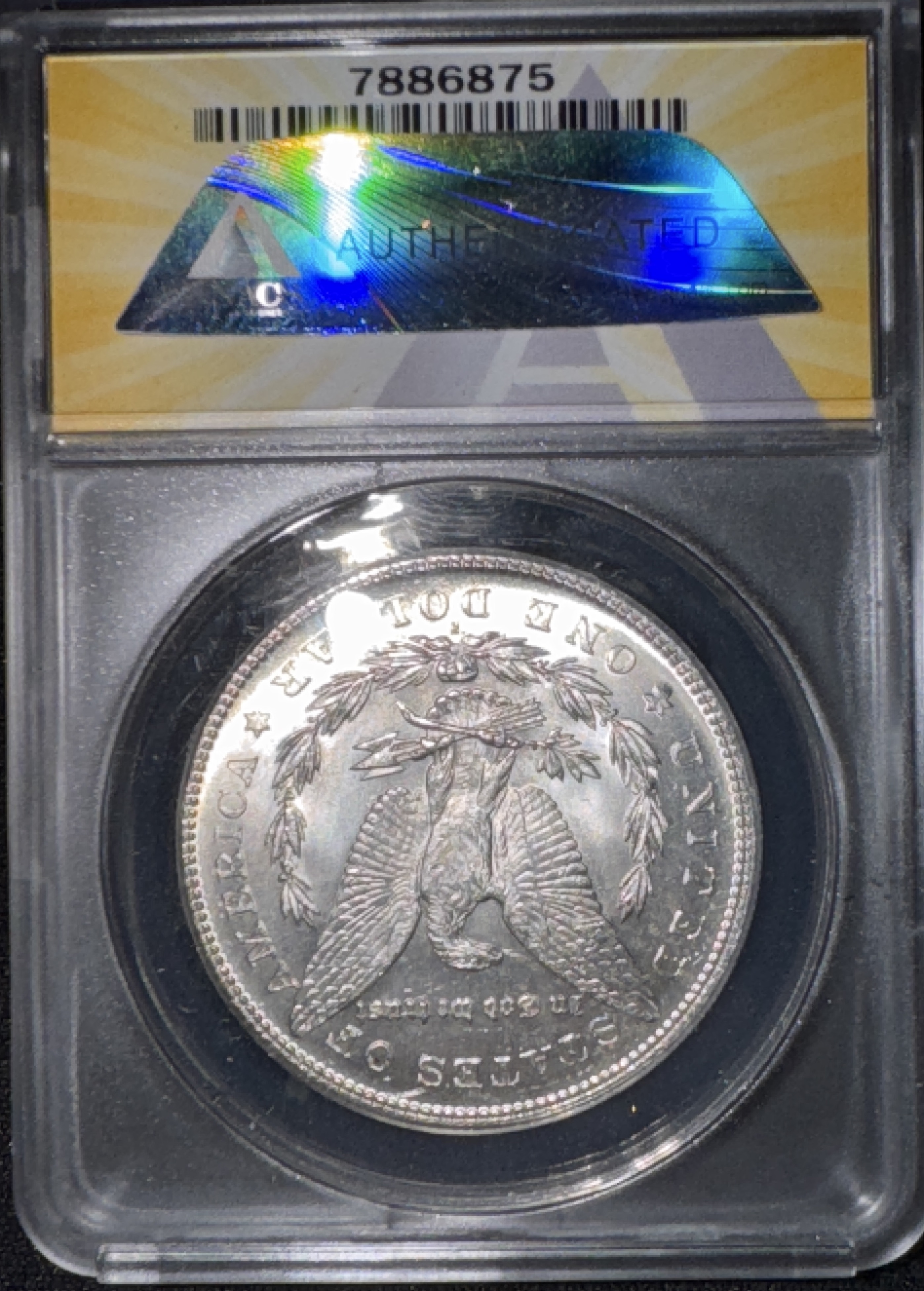 1878-S Morgan Dollar MS62 — back