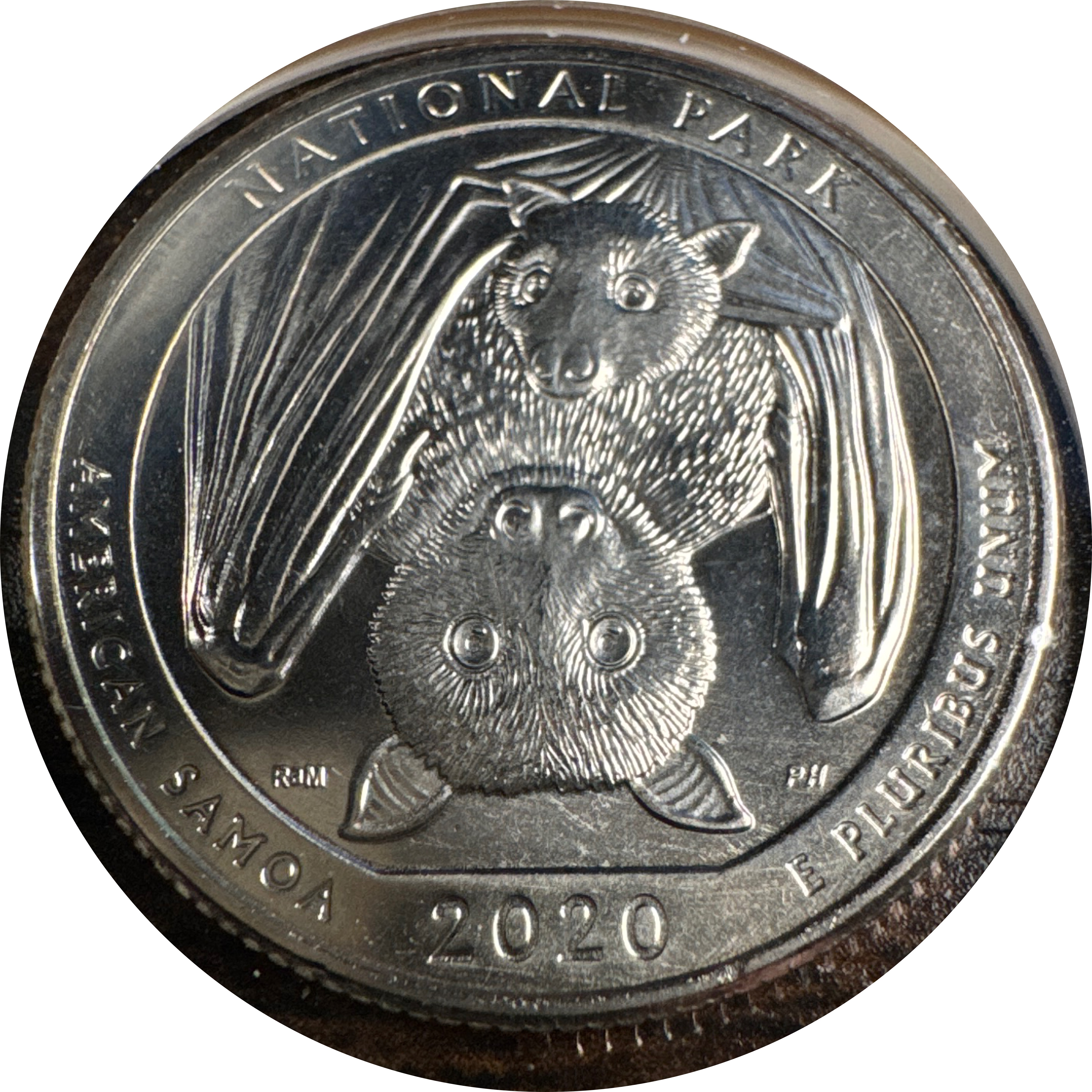 2020-P Washington Quarter Ungraded — back