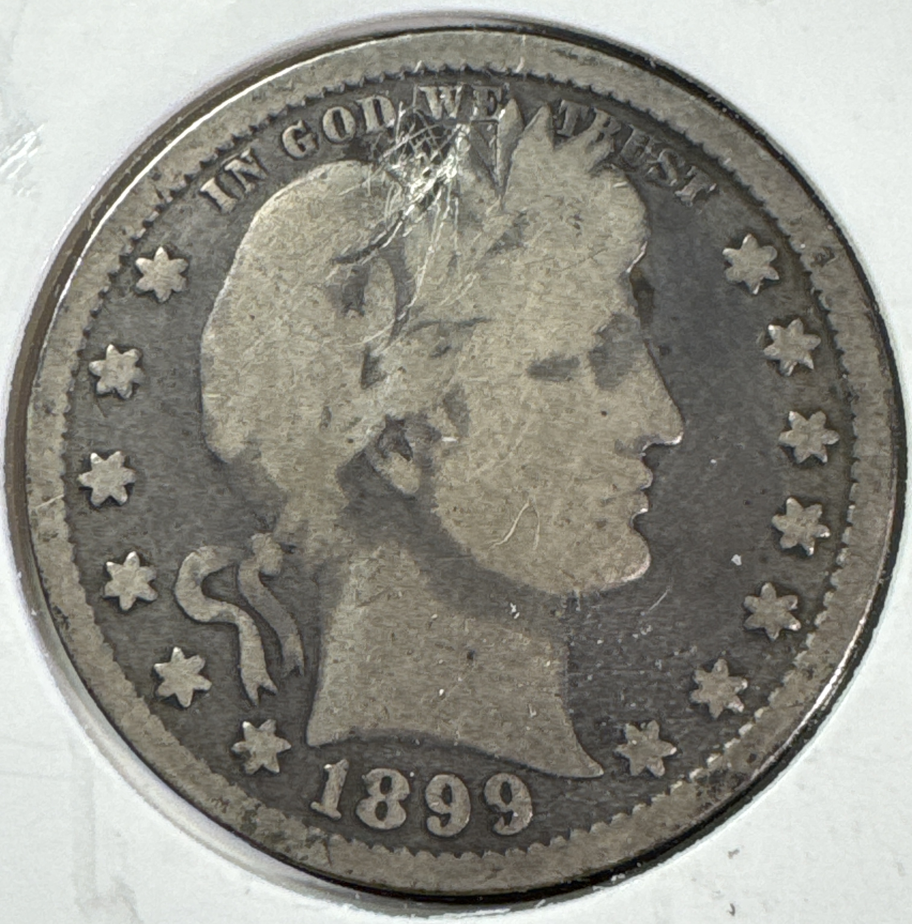 1899-P Barber Quarter Ungraded