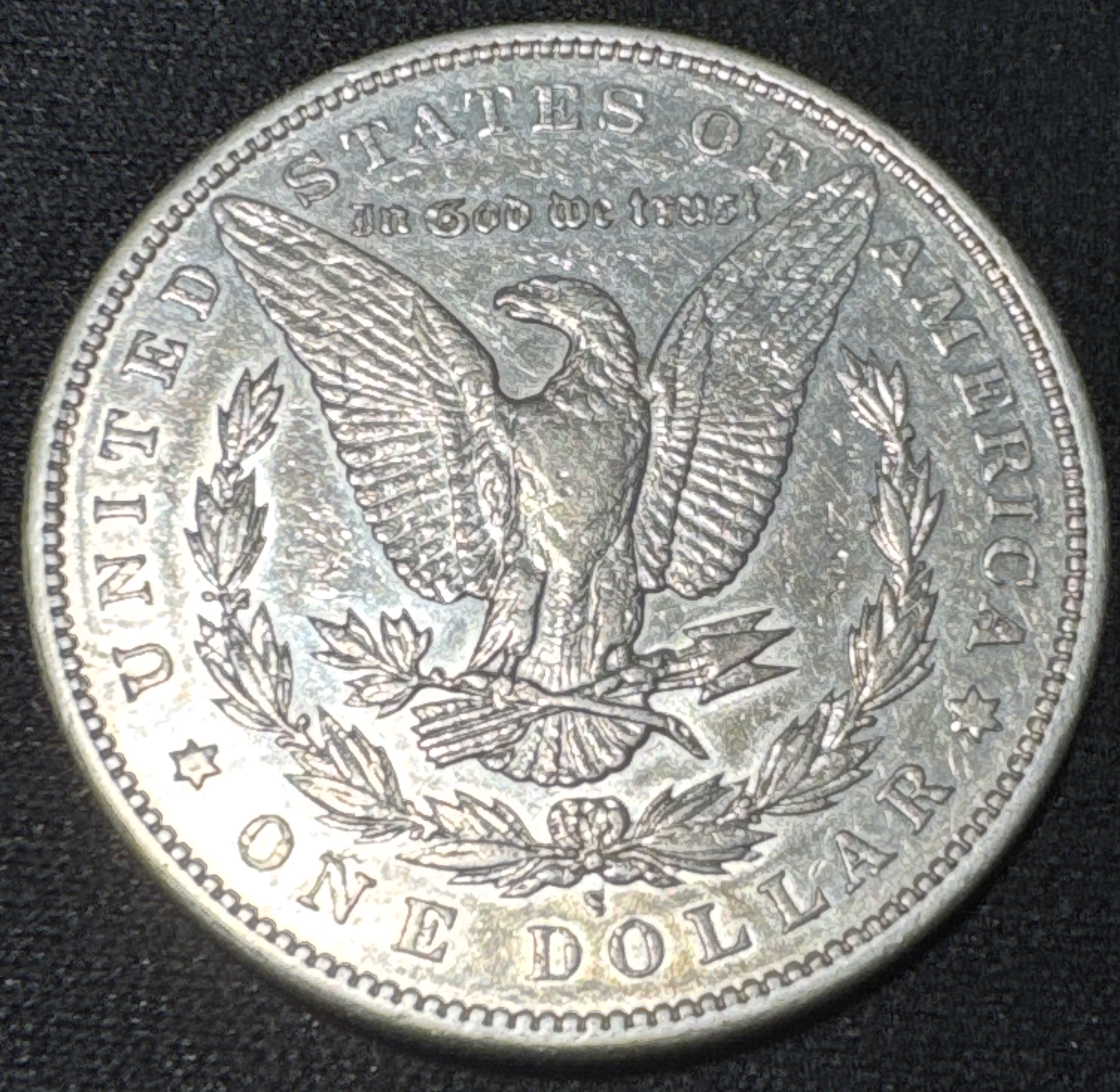 1898-S Morgan Dollar Ungraded — back
