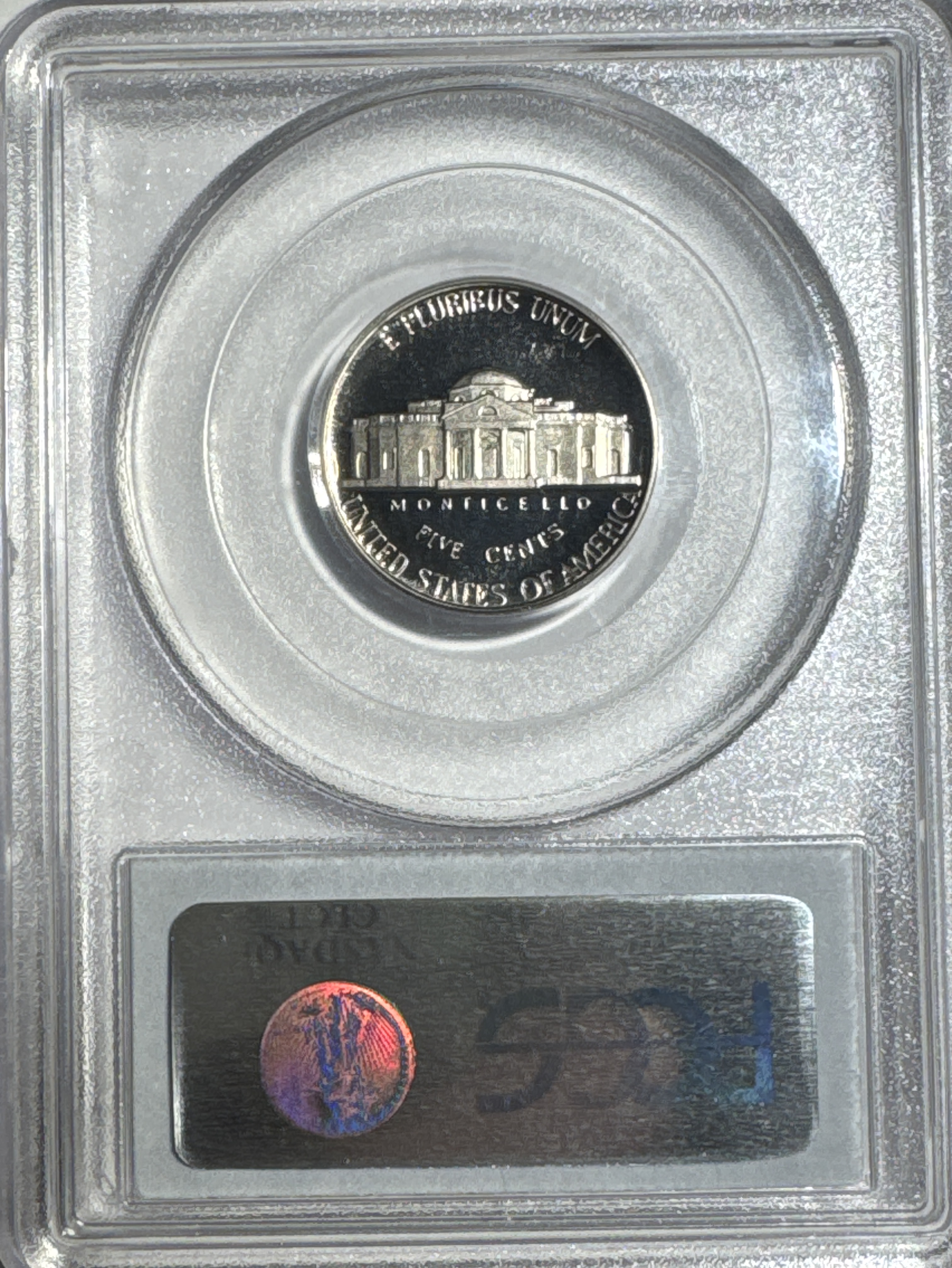 1981-S Jefferson Nickel PR69 — back