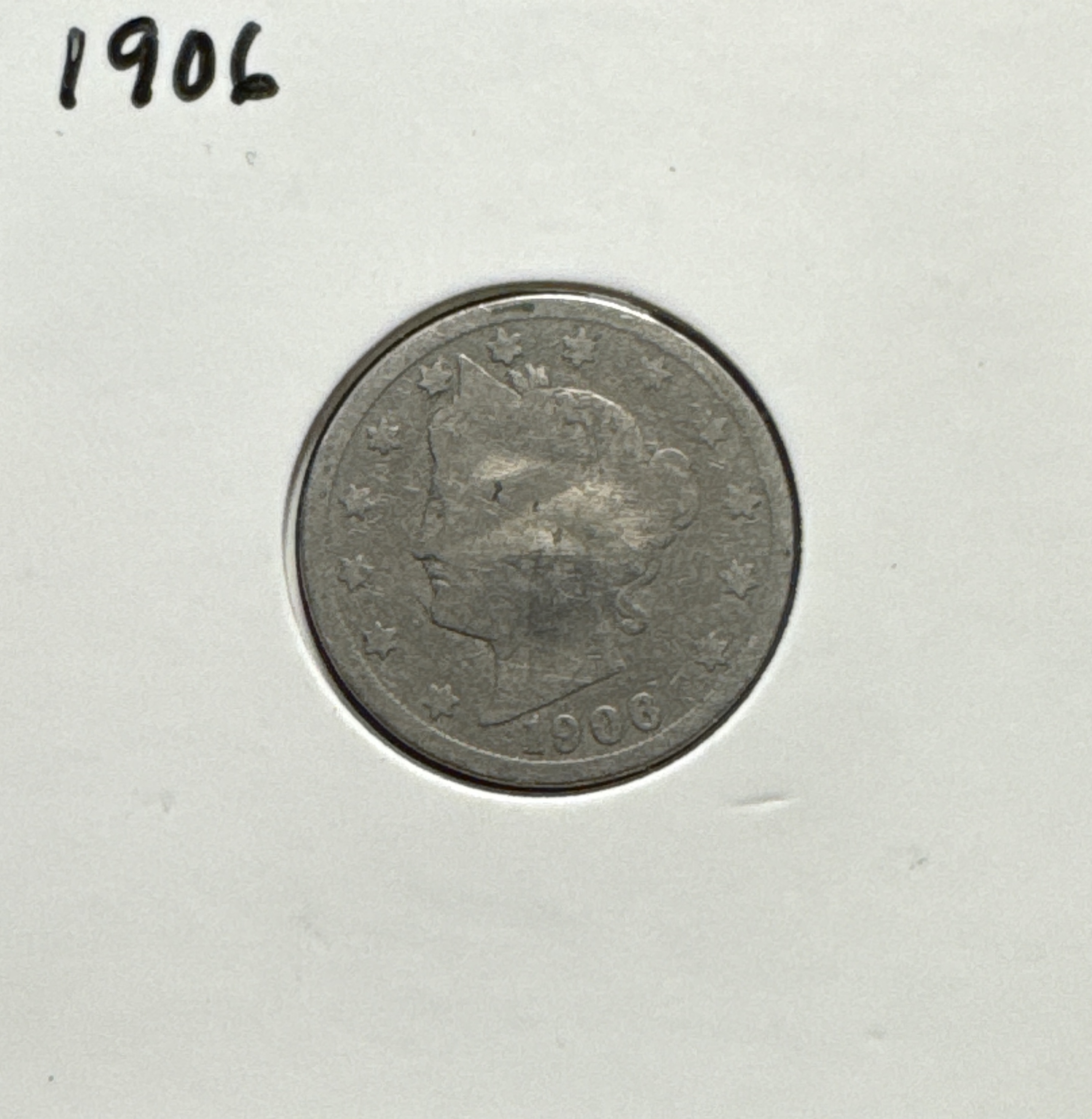1906-P Liberty V Nickel Ungraded