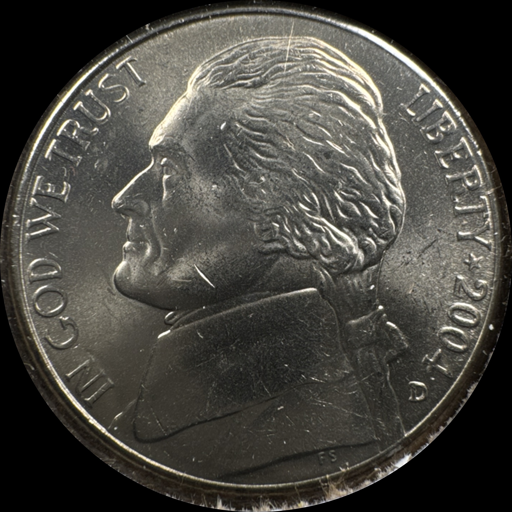 2004-D Jefferson Nickel Ungraded
