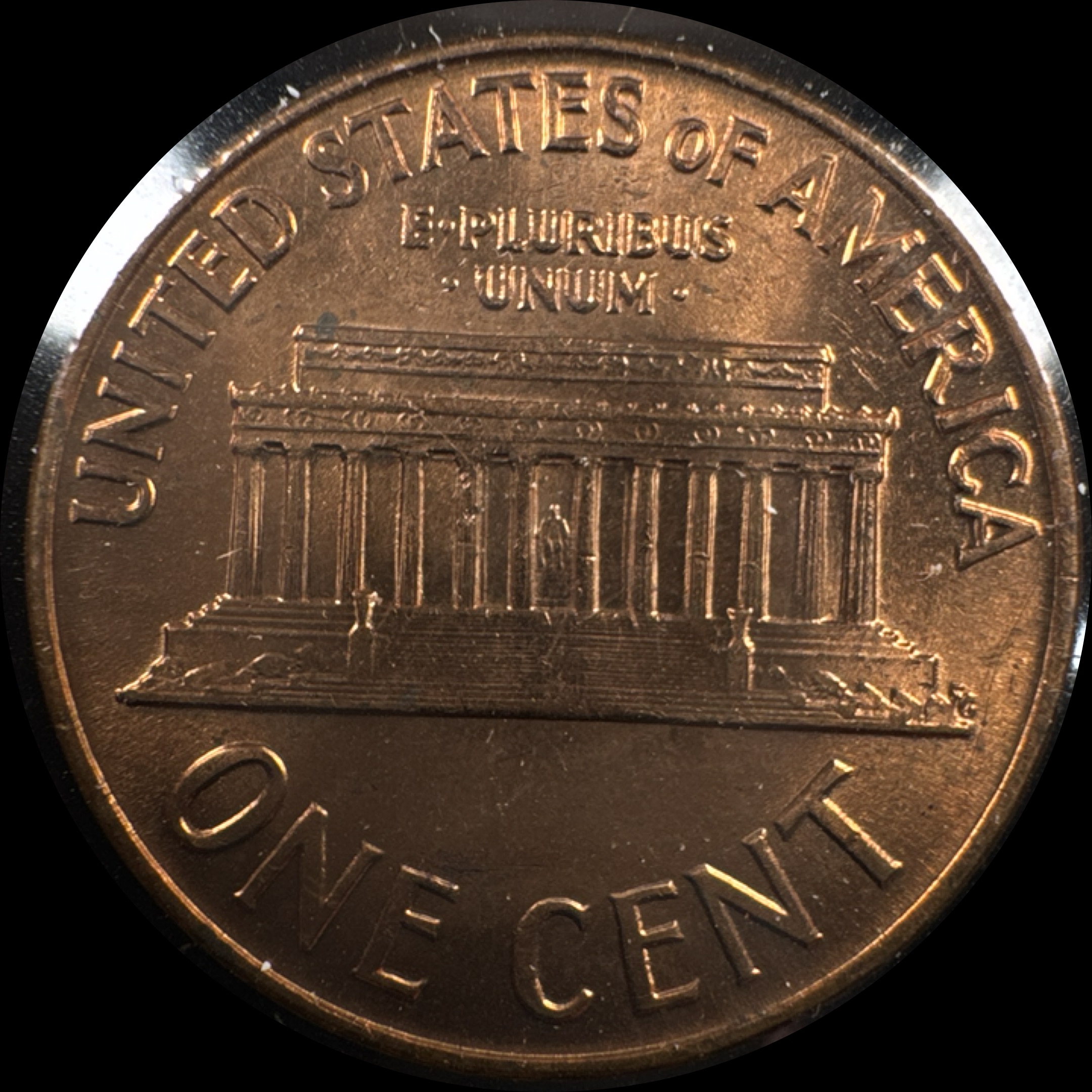 1960-P Lincoln Cent Ungraded — back