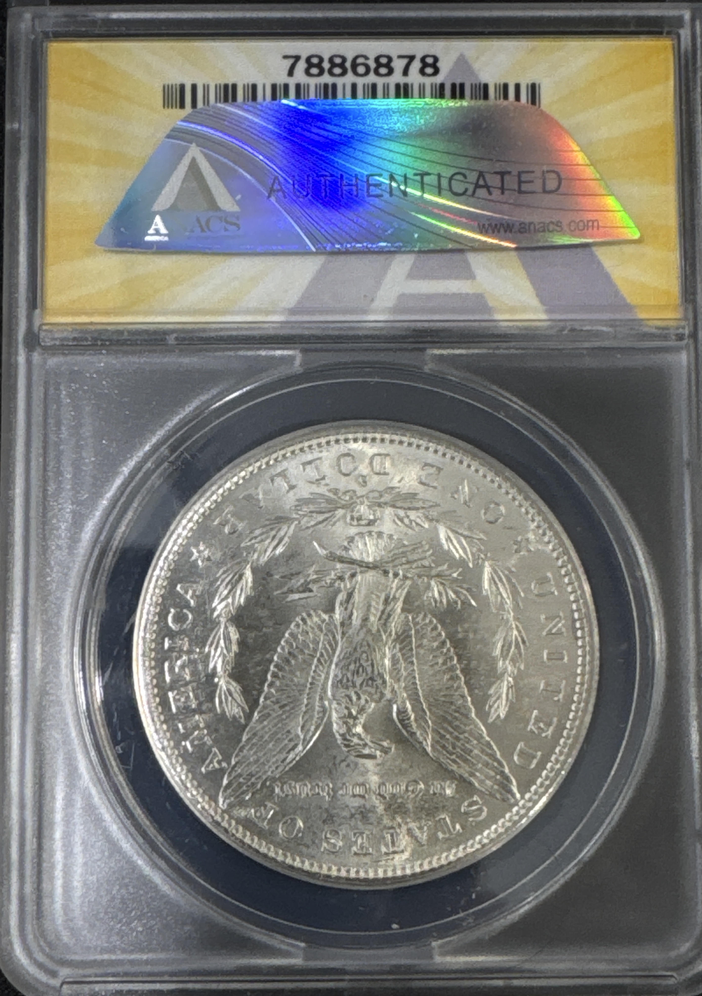 1882-S Morgan Dollar MS62 — back