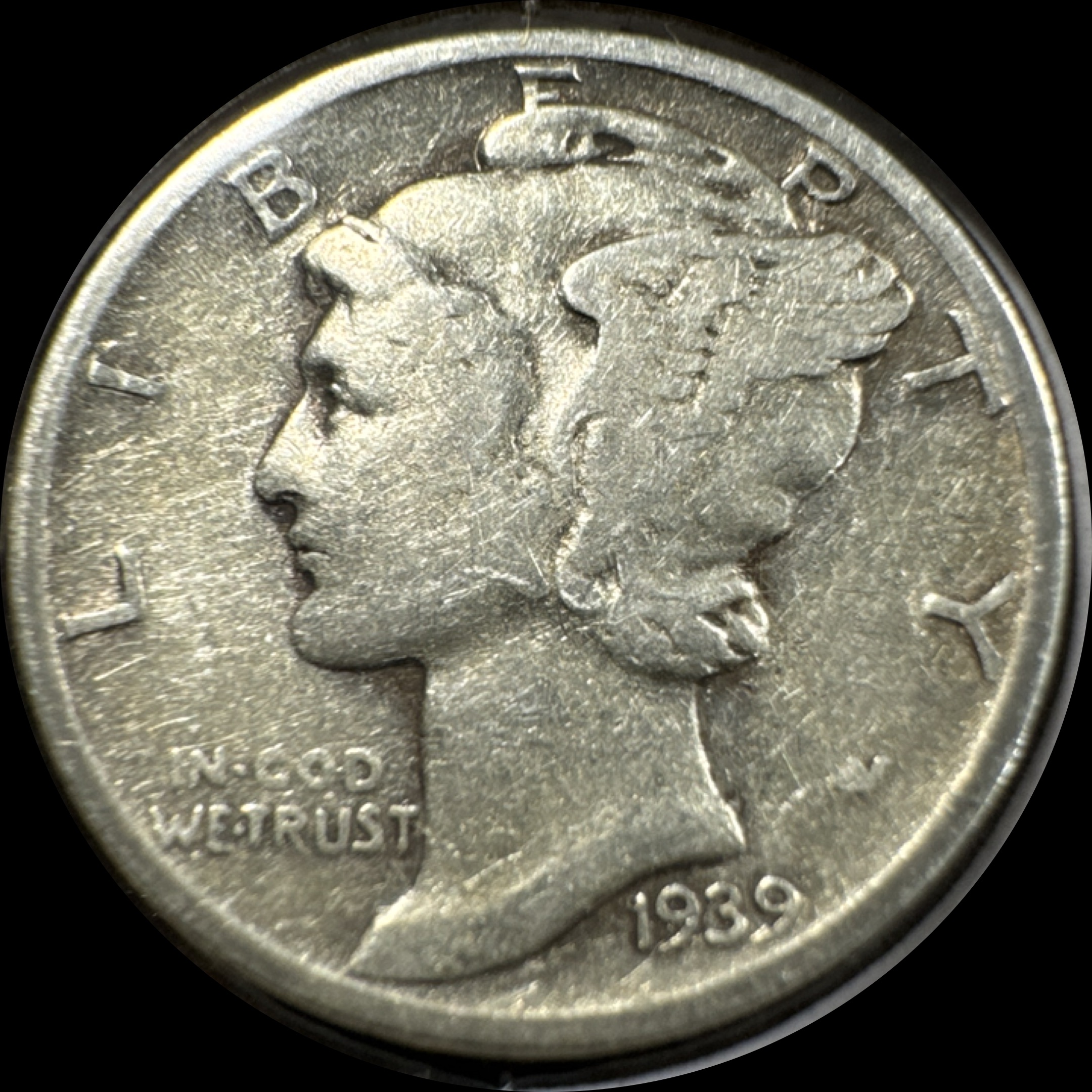 1939-P Mercury Dime Ungraded