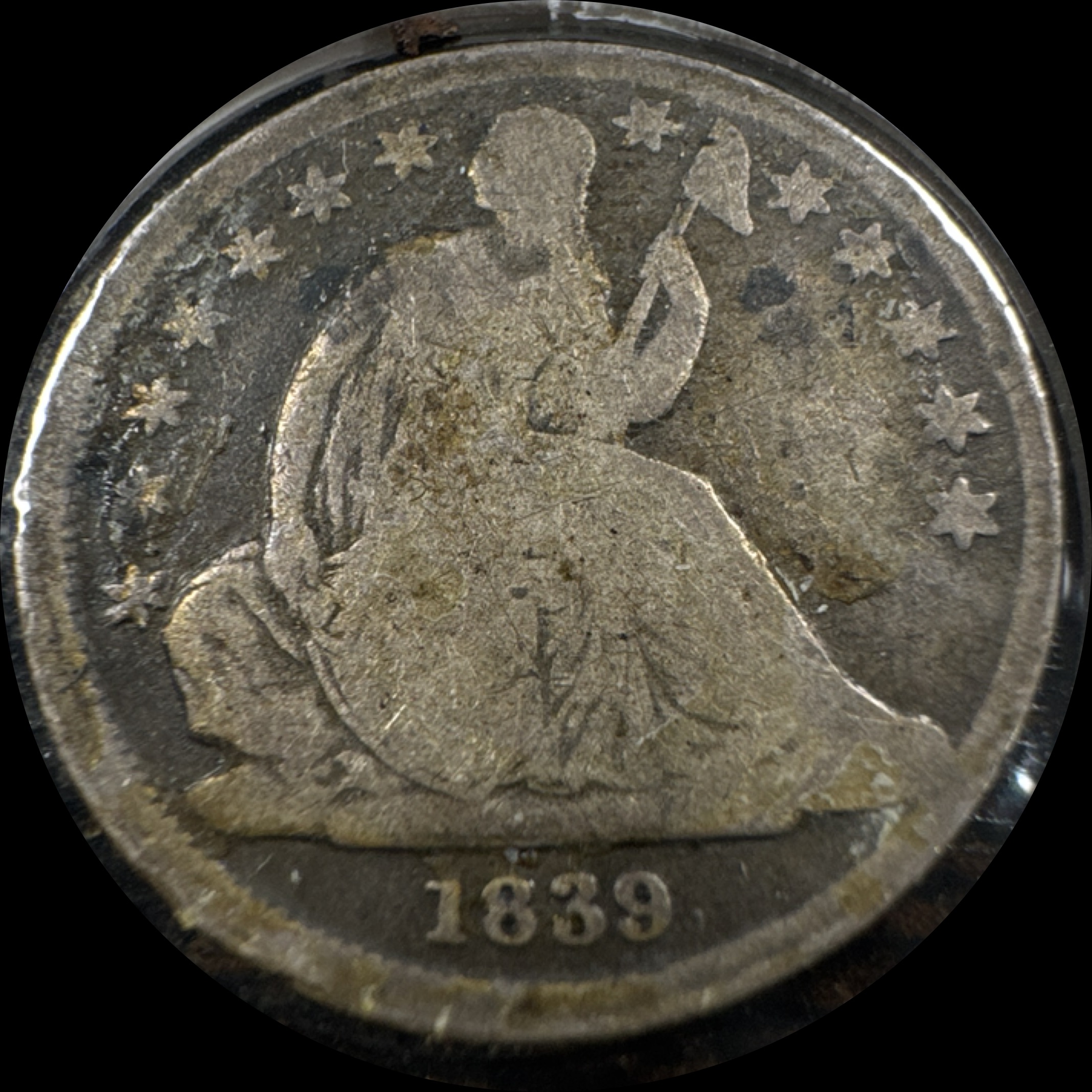1839-O Liberty Seated Dime Ungraded