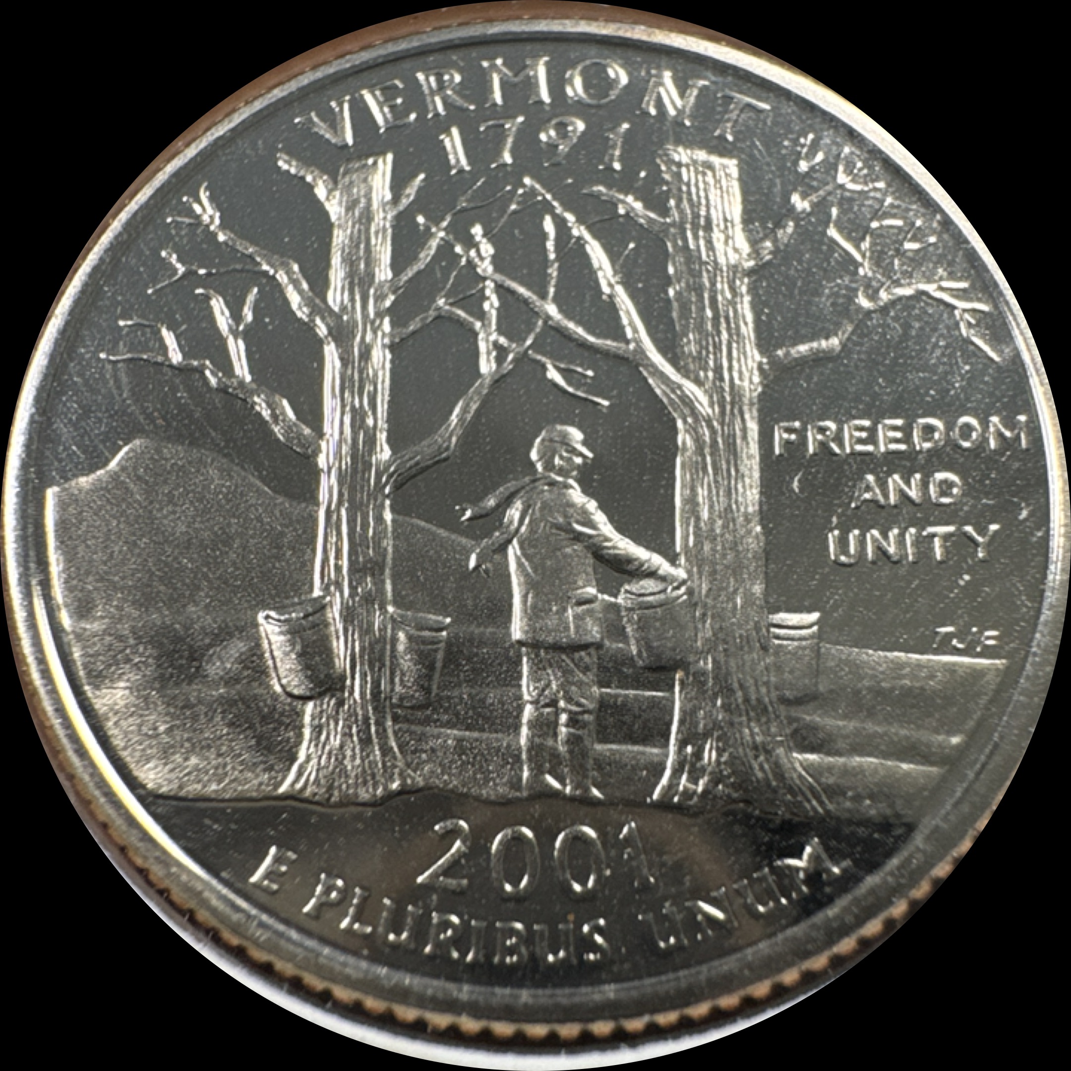 2001-S Washington Quarter Ungraded — back