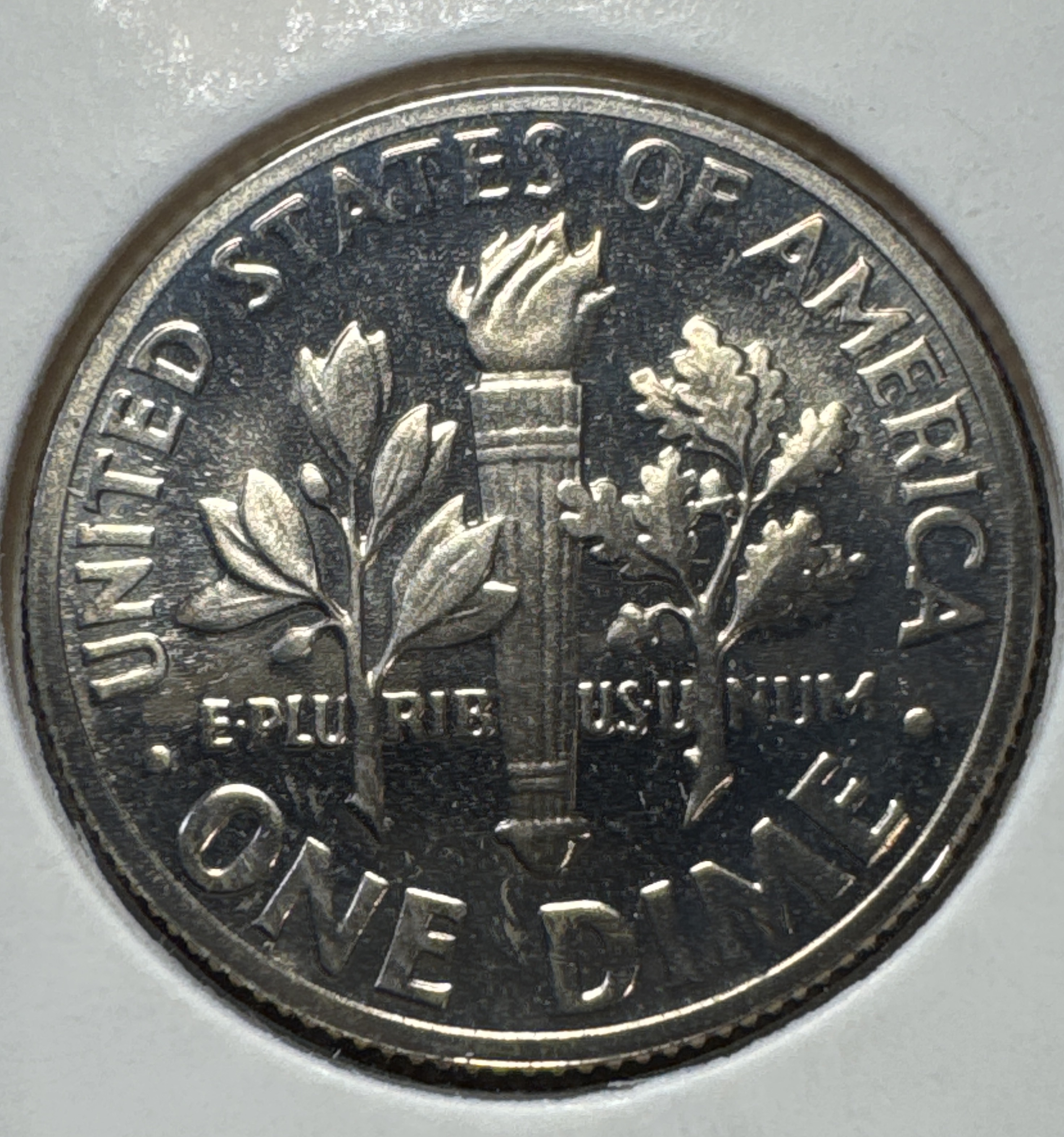 1971-S Roosevelt Dime Ungraded — back