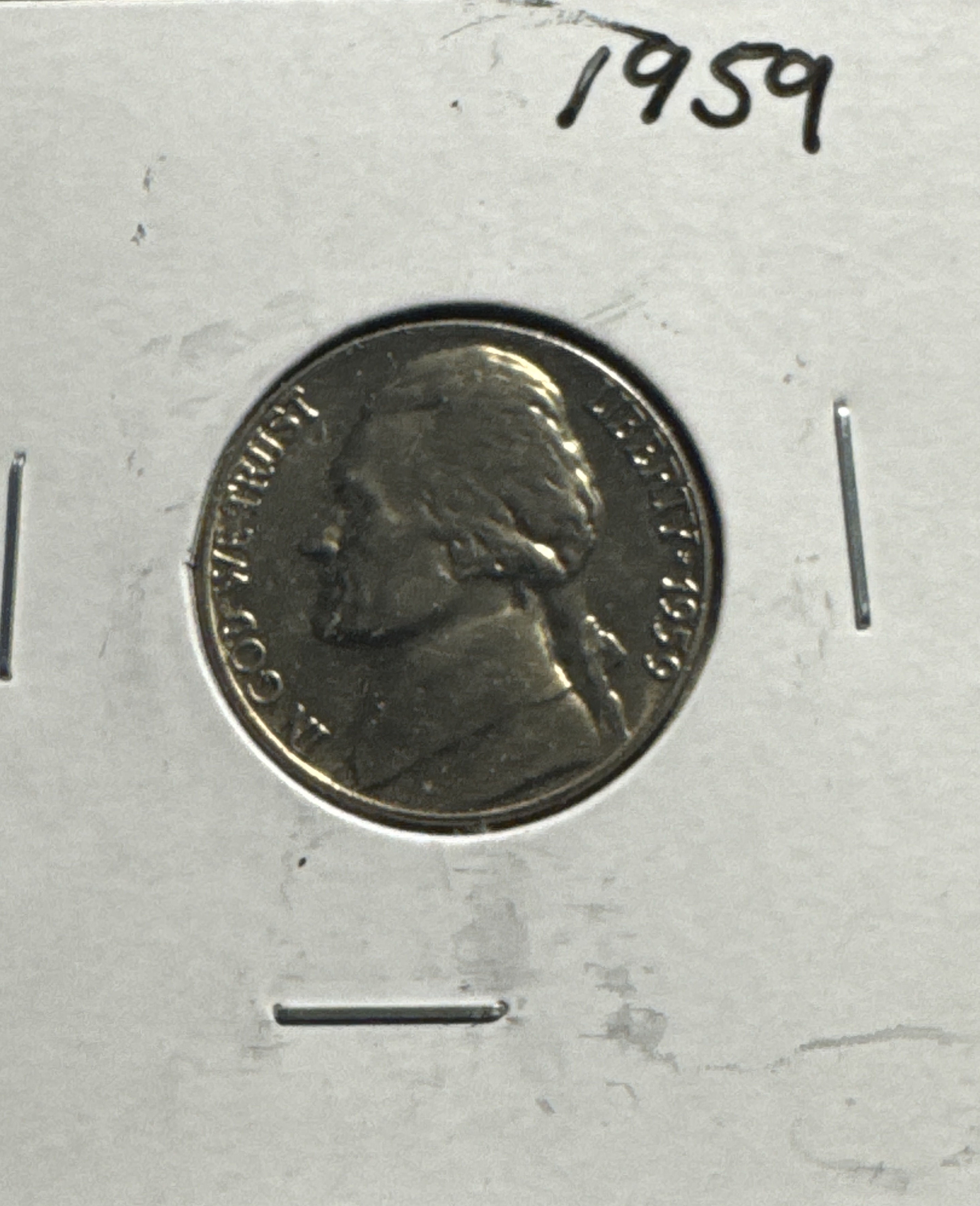 1959-P Jefferson Nickel Ungraded