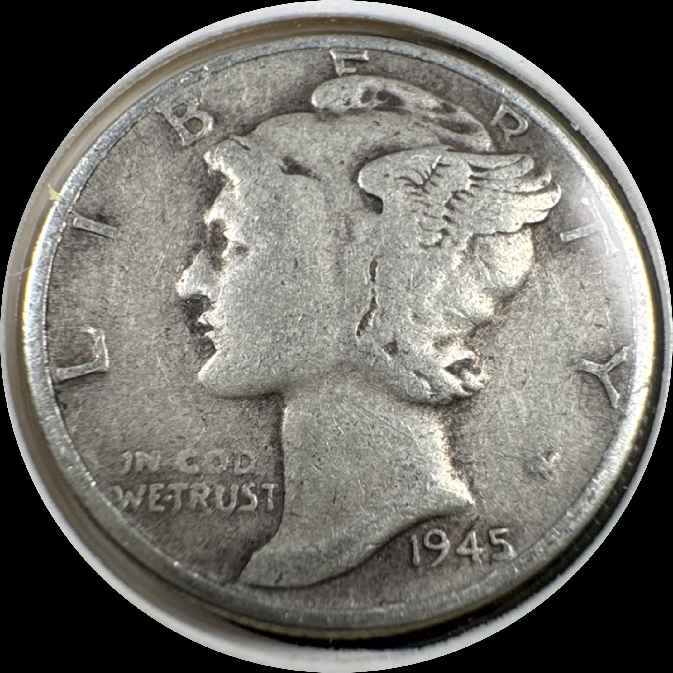 1945-P Mercury Dime Ungraded