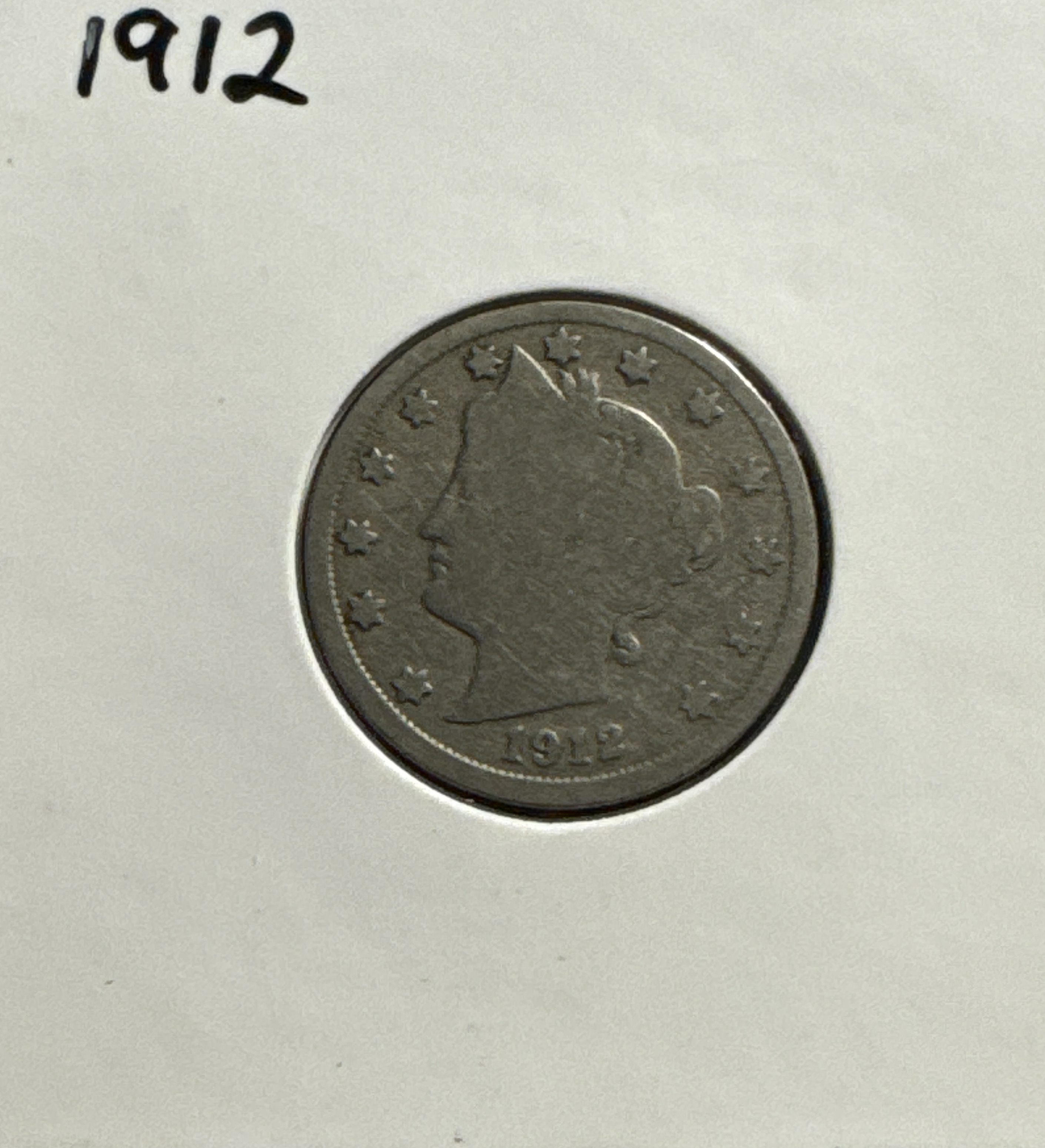 1912-P Liberty V Nickel Ungraded