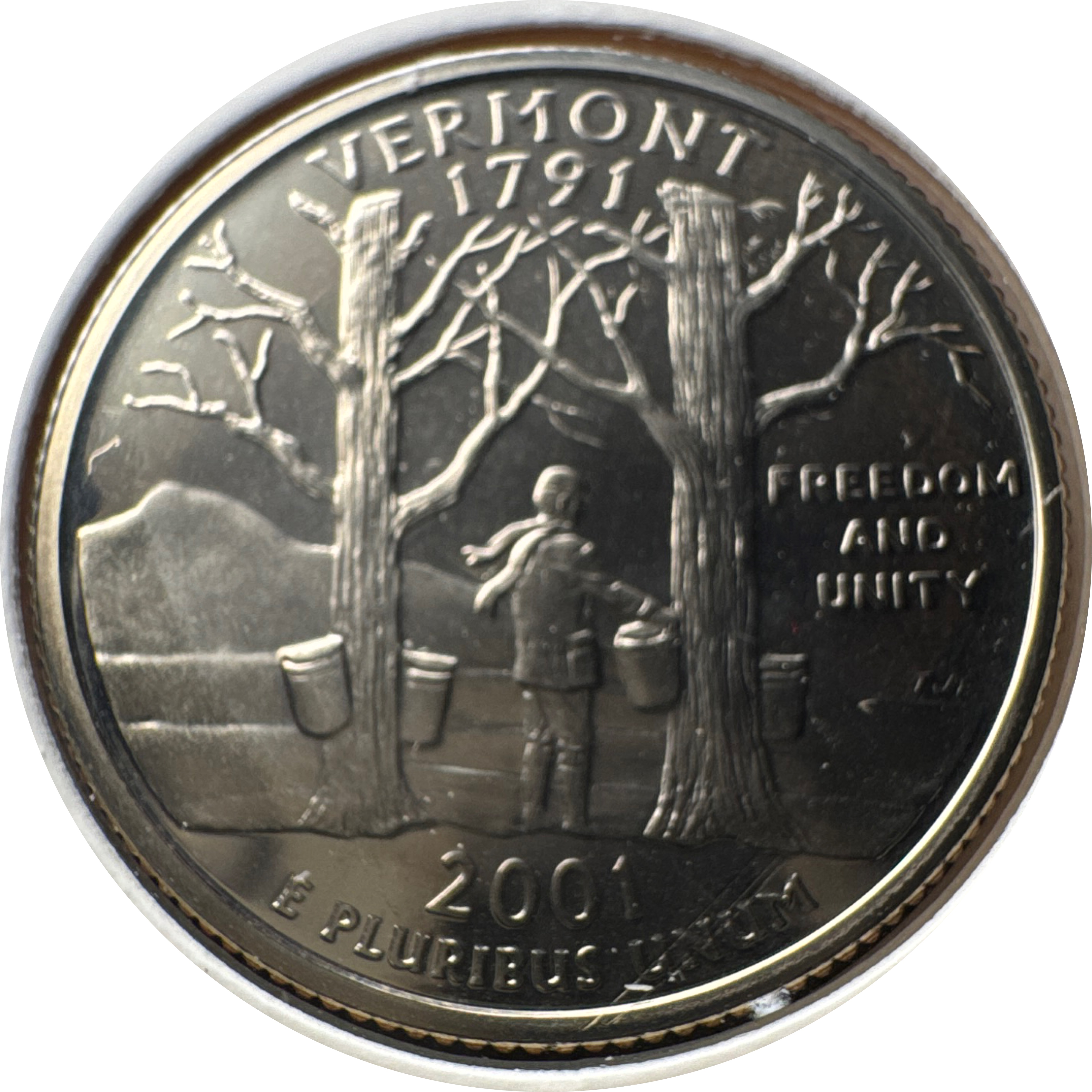 2001-S Washington Quarter Ungraded — back