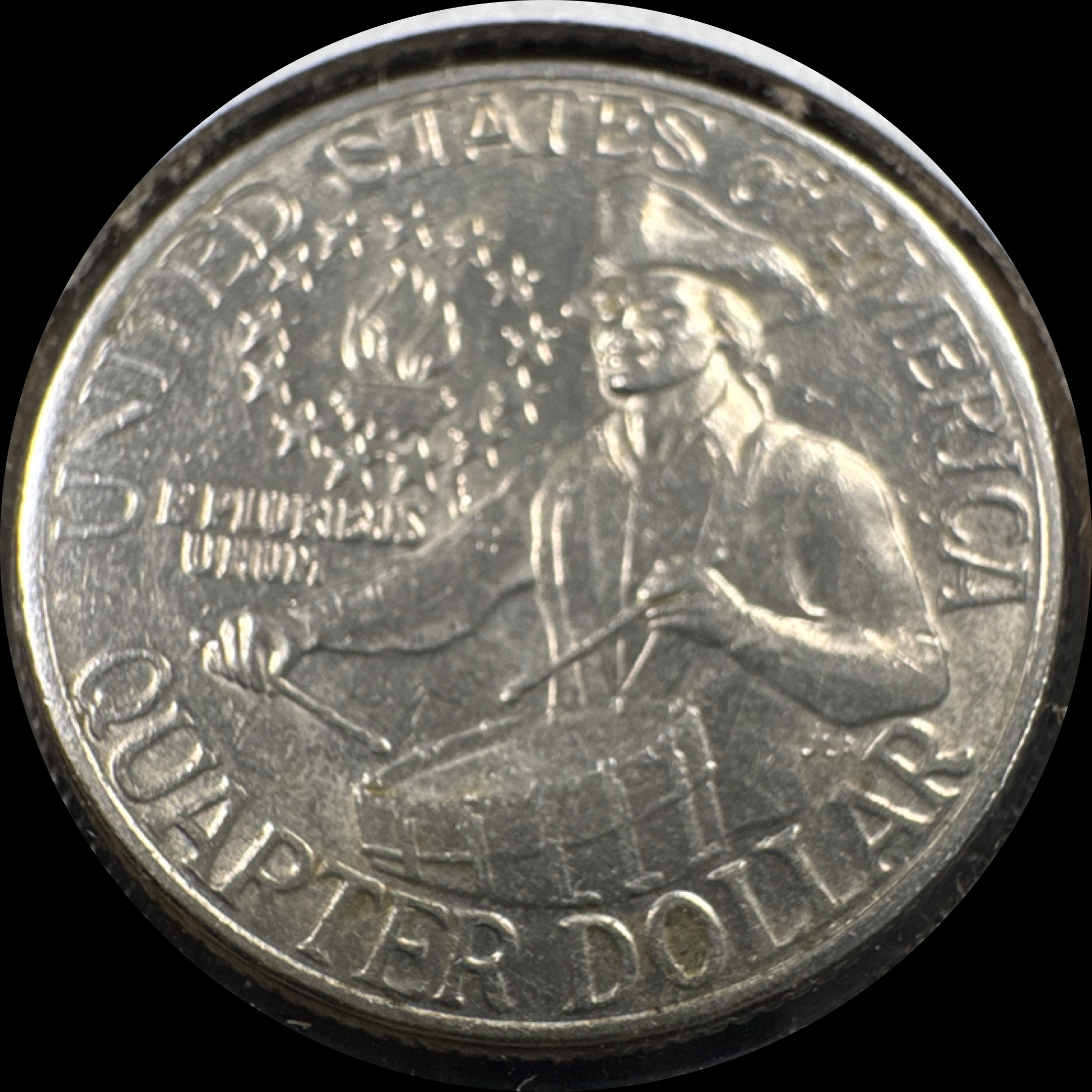 1976-D Washington Quarter Ungraded — back