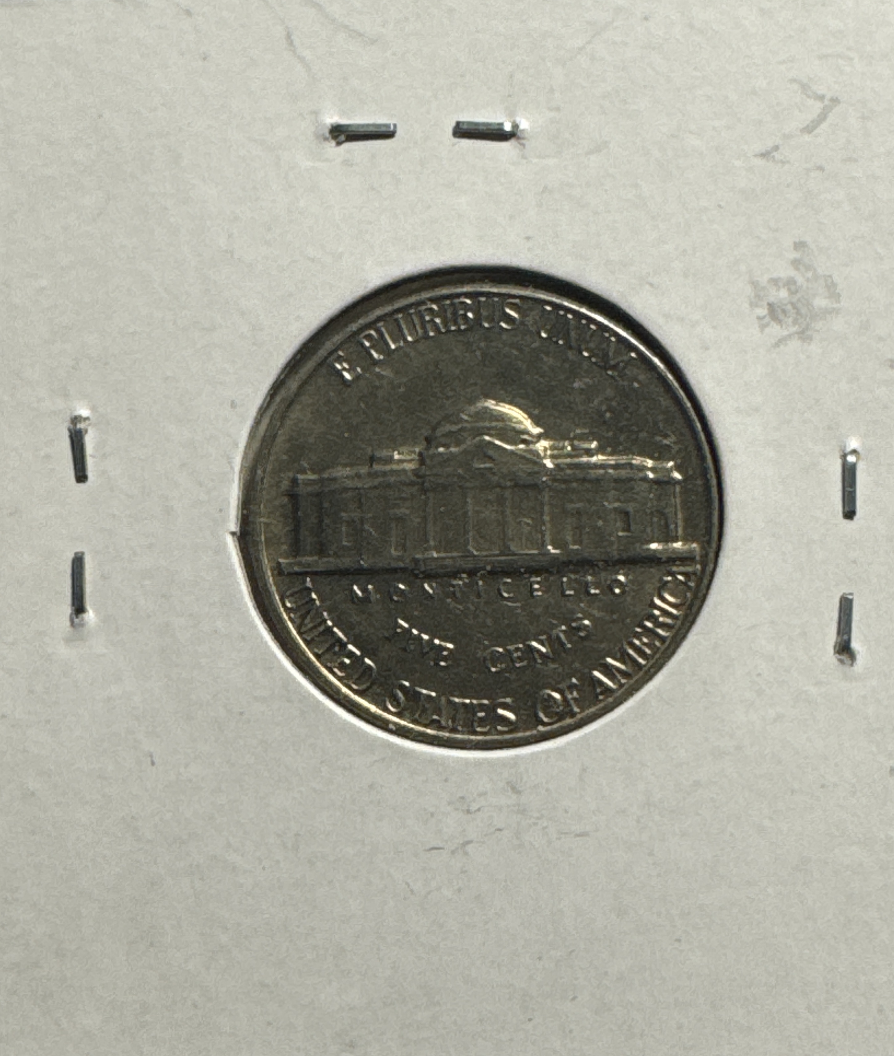 1959-P Jefferson Nickel Ungraded — back