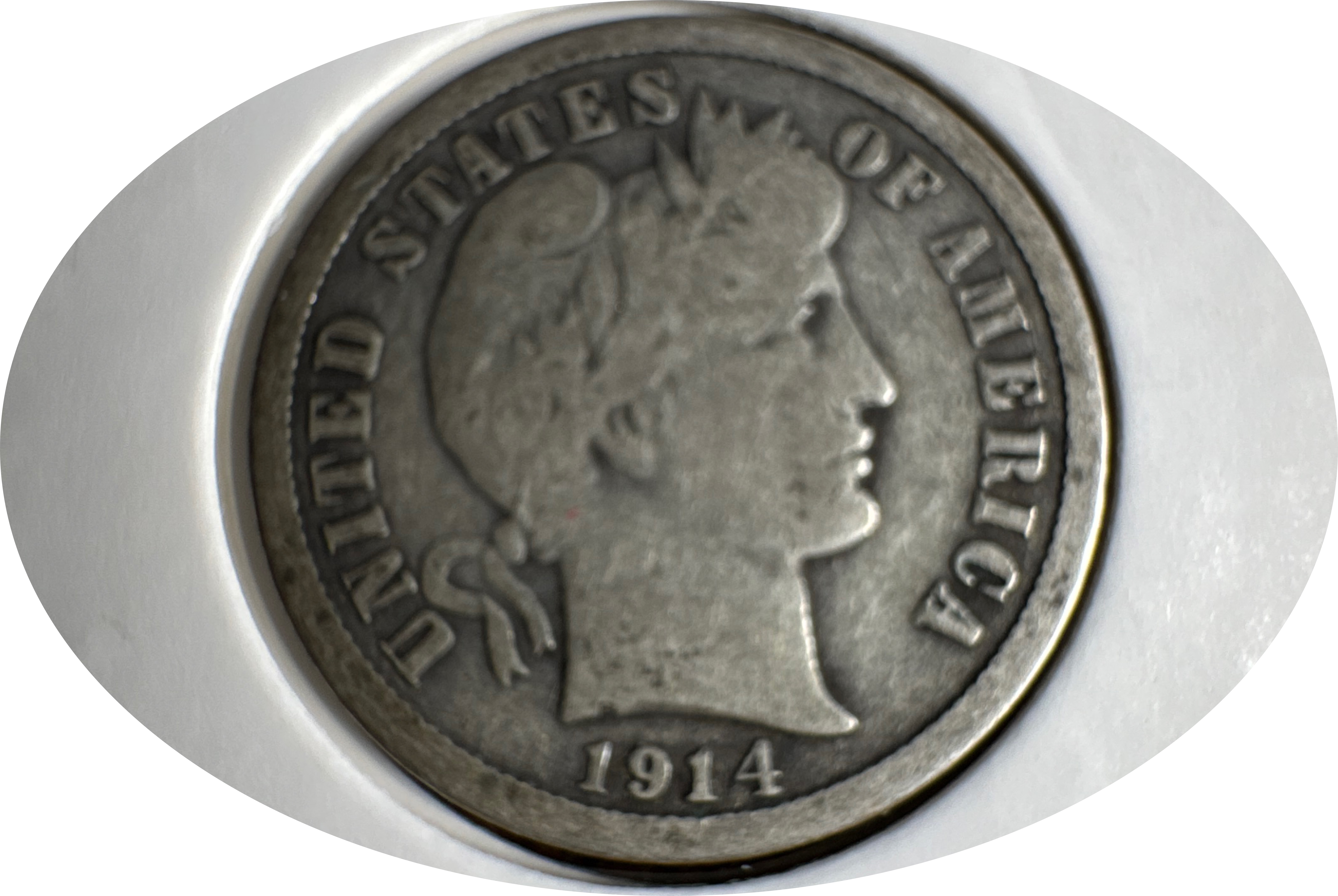 1914-P Barber Dime Ungraded