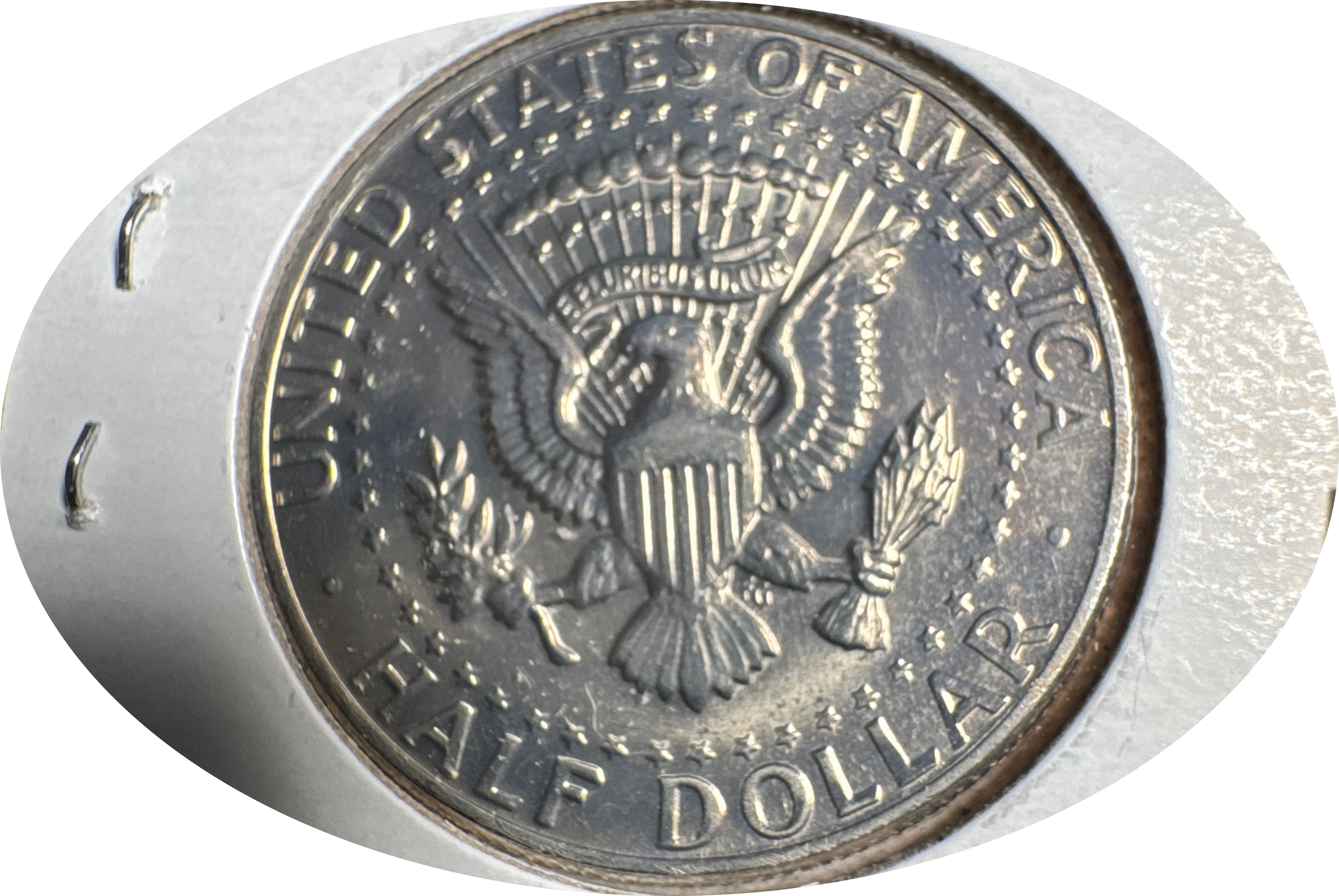 1971-D Kennedy Half Dollar Ungraded — back